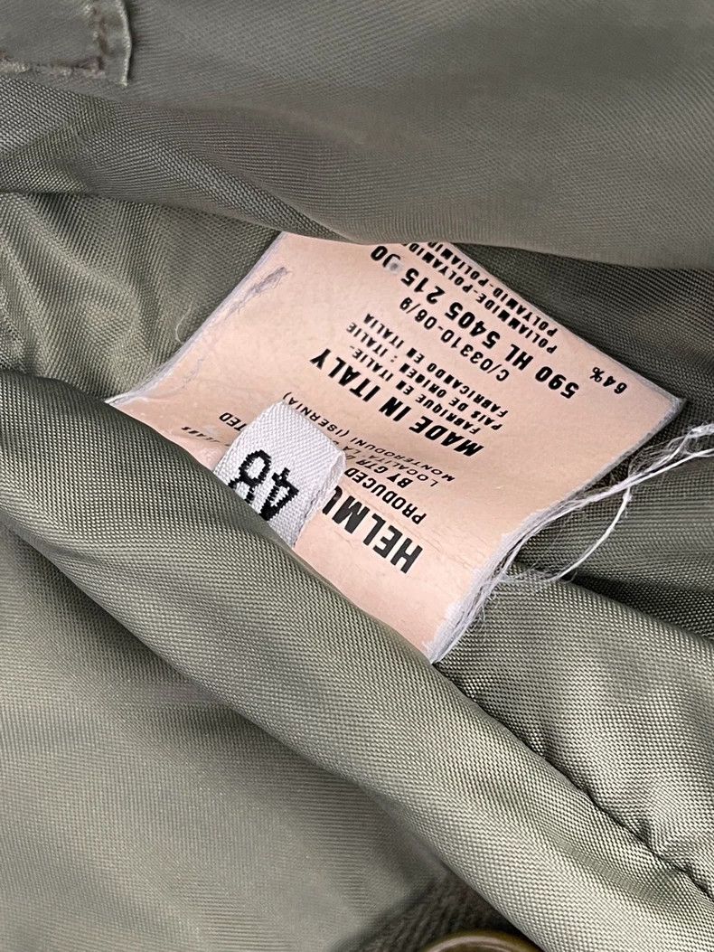 Helmut Lang HELMUT LANG size48 Military green flight jacket Size US M / EU 48-50 / 2 - 6 Thumbnail