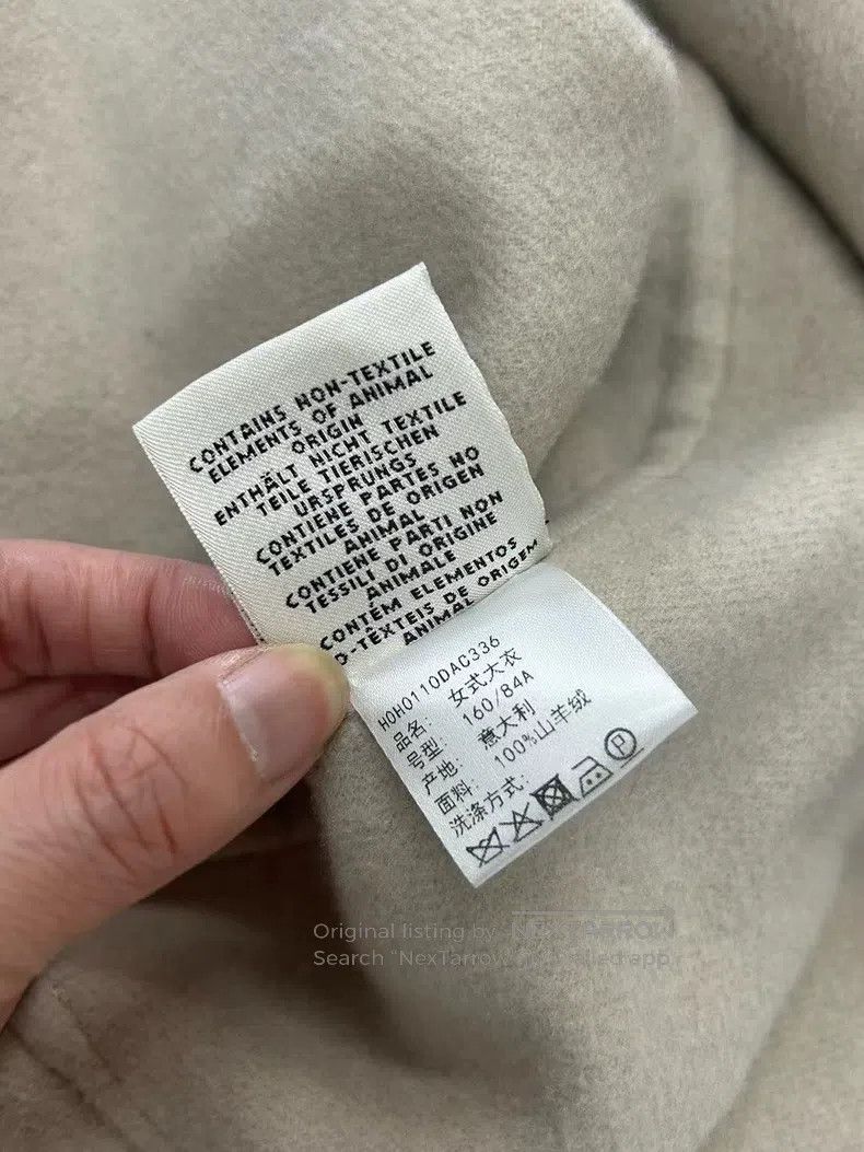 Hermes Hermes Beige cashmere coat Size XS / US 0-2 / IT 36-38 - 9 Thumbnail