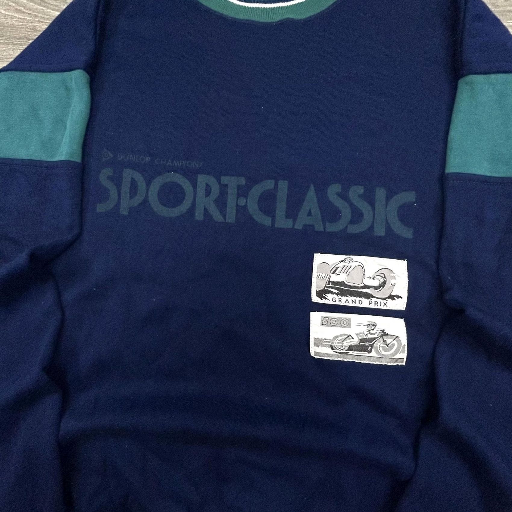 Dunlop Dunlop Sport Sweatshirt Mens Large Colorblock Crewneck Racing Cars 80s Size US L / EU 52-54 / 3 - 3 Thumbnail