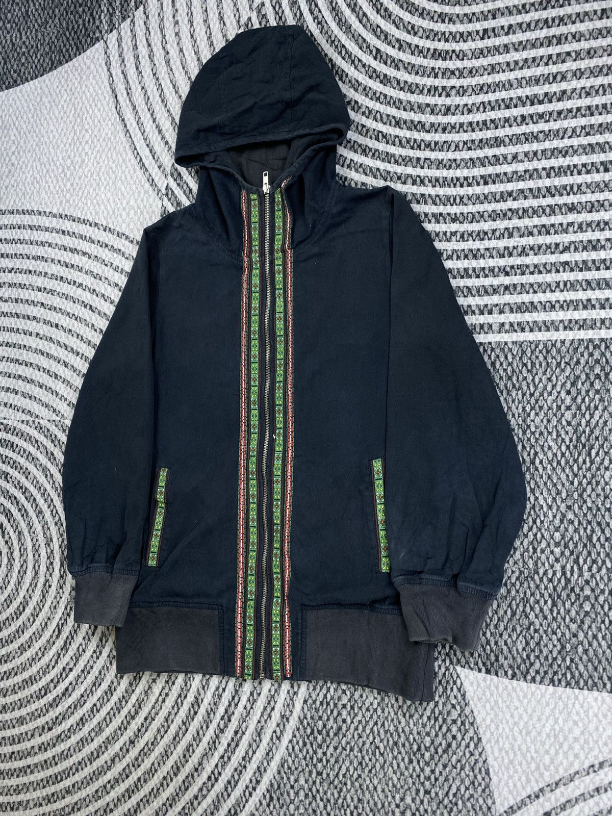 Japanese Brand Vintage Titicaca Navajo Lining Zipper Hoodie Size US S / EU 44-46 / 1 - 4 Thumbnail