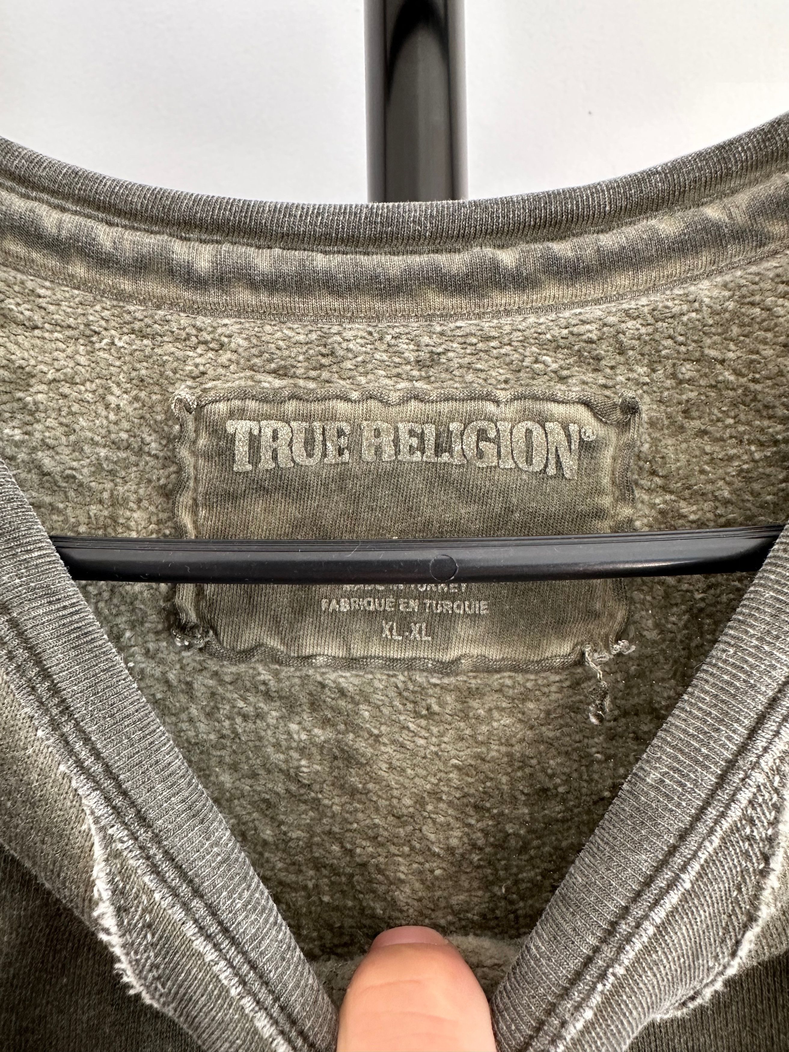 True Religion True Religion Big Logo Crew Sweatshirt Khaki XL Size US XL / EU 56 / 4 - 6 Thumbnail