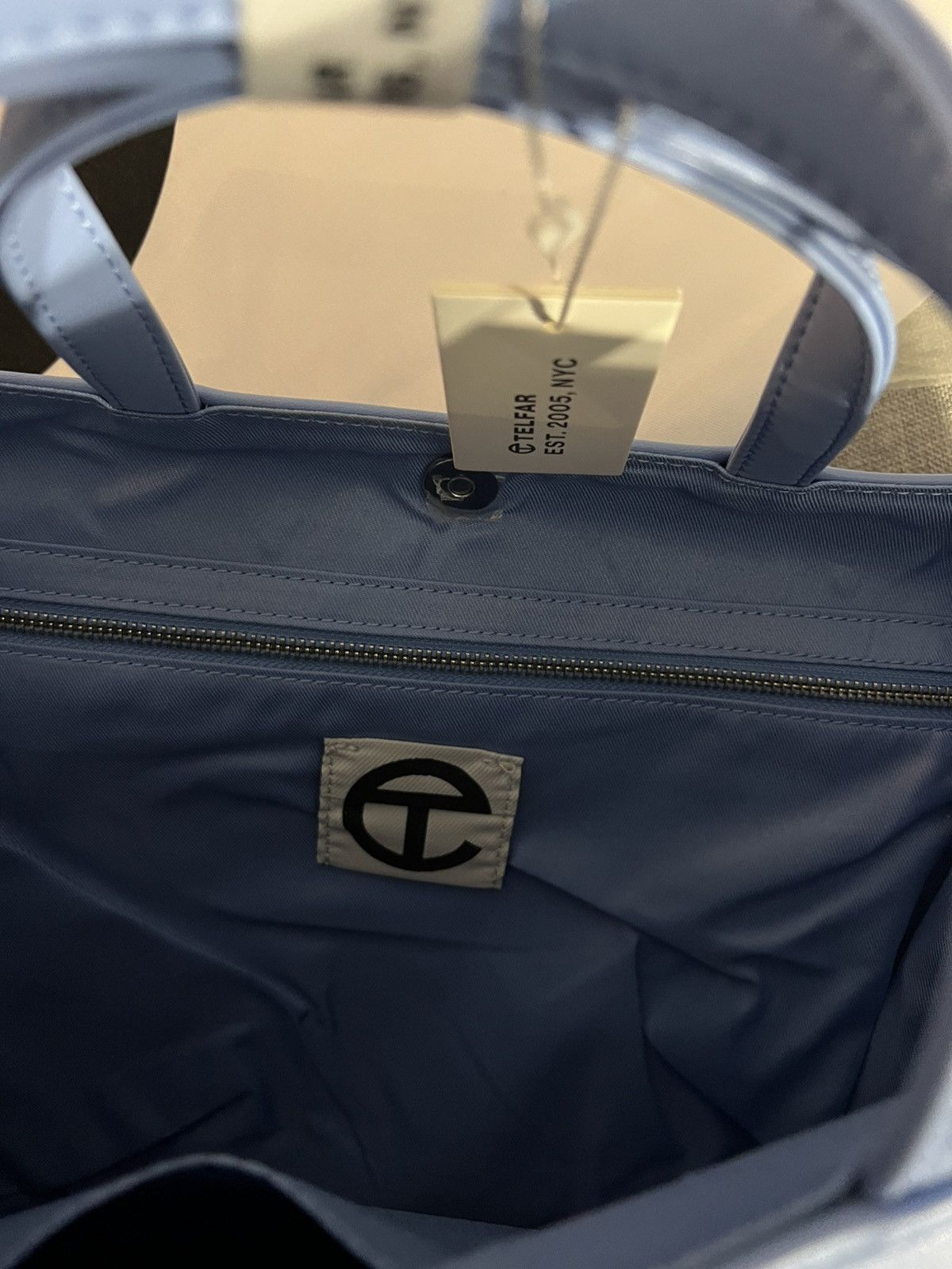 Telfar Telfar Shopping Bag Cerulean Size ONE SIZE - 5 Thumbnail