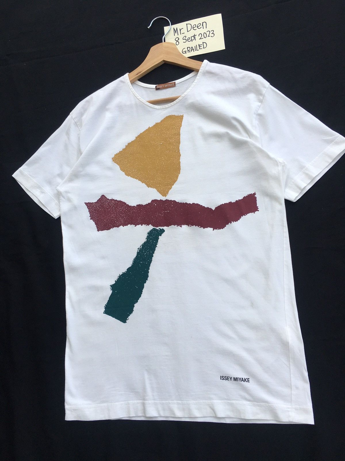 Issey Miyake Rarest Vintage 90s Issey Miyake Art Paints Tshirt Size US M / EU 48-50 / 2 - 3 Thumbnail