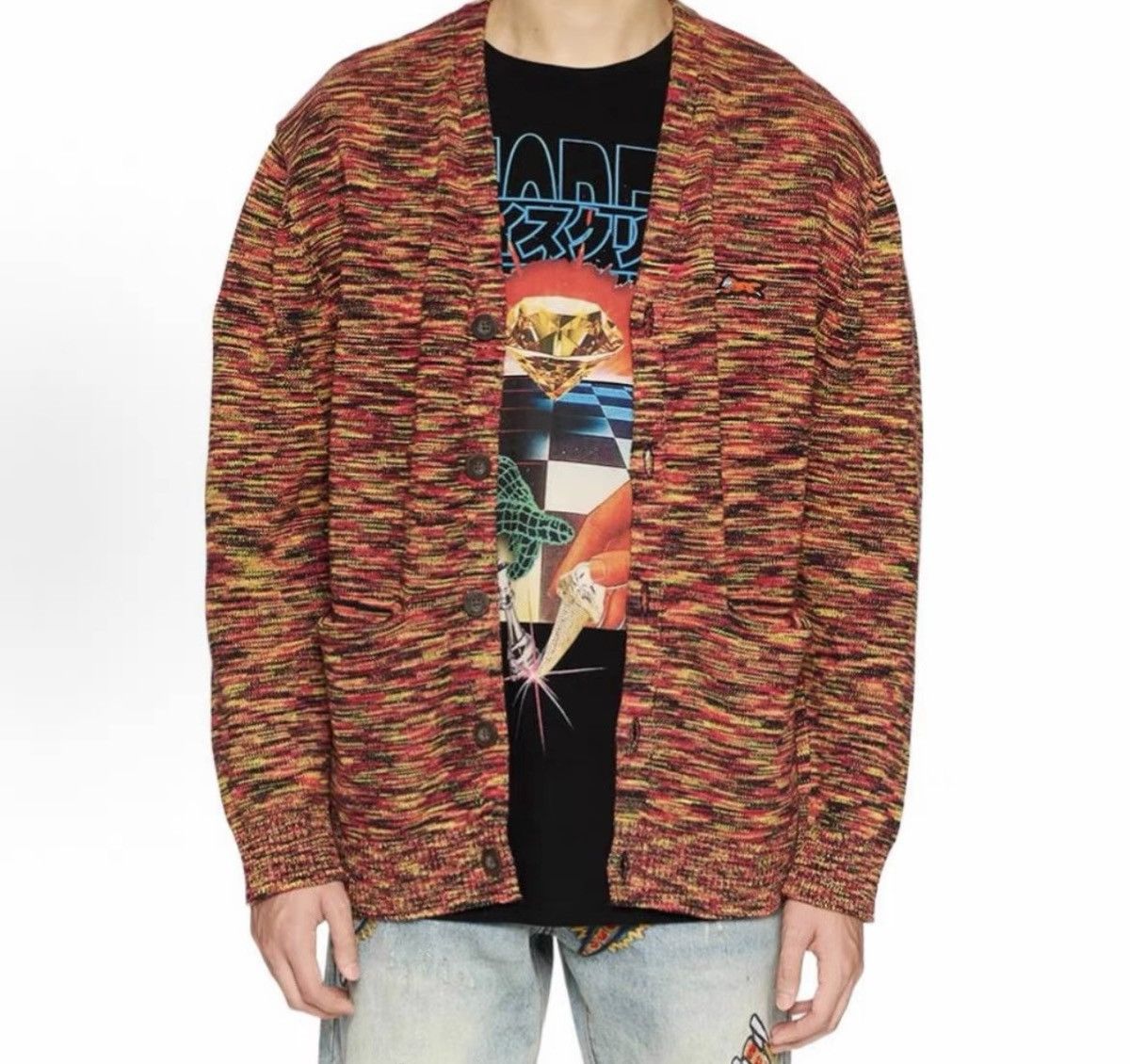 Billionaire Boys Club BBC ICECREAM Knit Cardigan Jacket Size US L / EU 52-54 / 3 - 6 Thumbnail