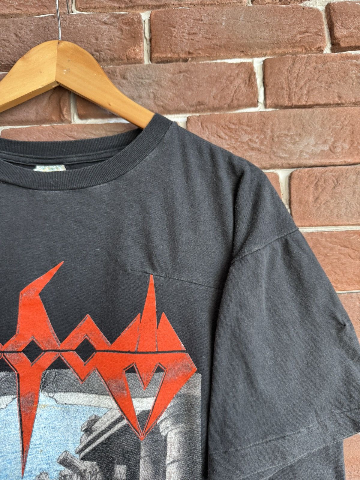 Band Tees 1988 Rare Sodom Mortal Way 80s Thrash Metal Band Vintage tee Size US XL / EU 56 / 4 - 6 Thumbnail