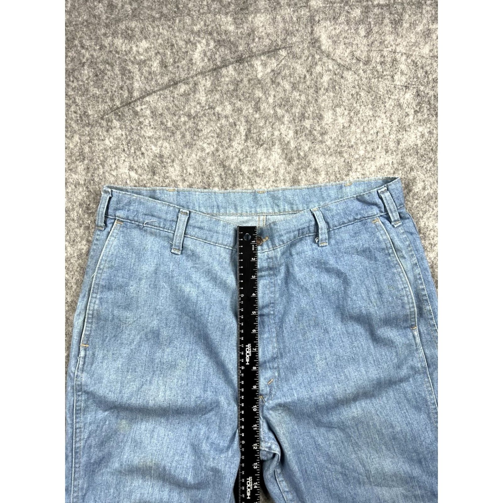 Levi's VINTAGE Levi’s Men’s Jeans ORANGE TAB Regular Fit Flat Front Light Denim 38x30 Blue 5-Pocket Retro Mens Size US 38 / EU 54 - 4 Thumbnail
