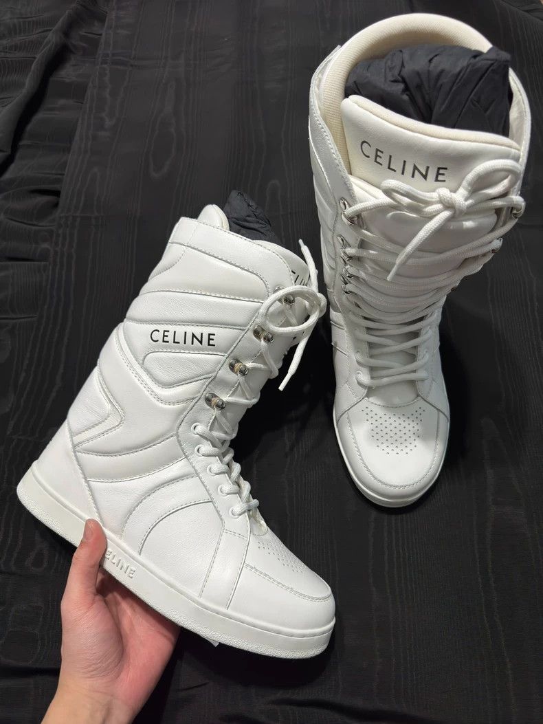 Celine Celine 21fw show lace-up boots Size US 7 / EU 40 - 8 Thumbnail
