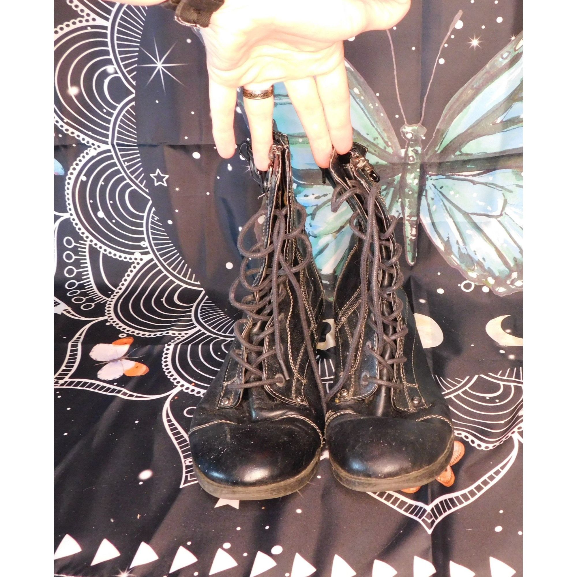 Guess G by Guess Black Moto Boots Size 9.5 Womens Size US 9.5 / IT 39.5 - 3 Thumbnail