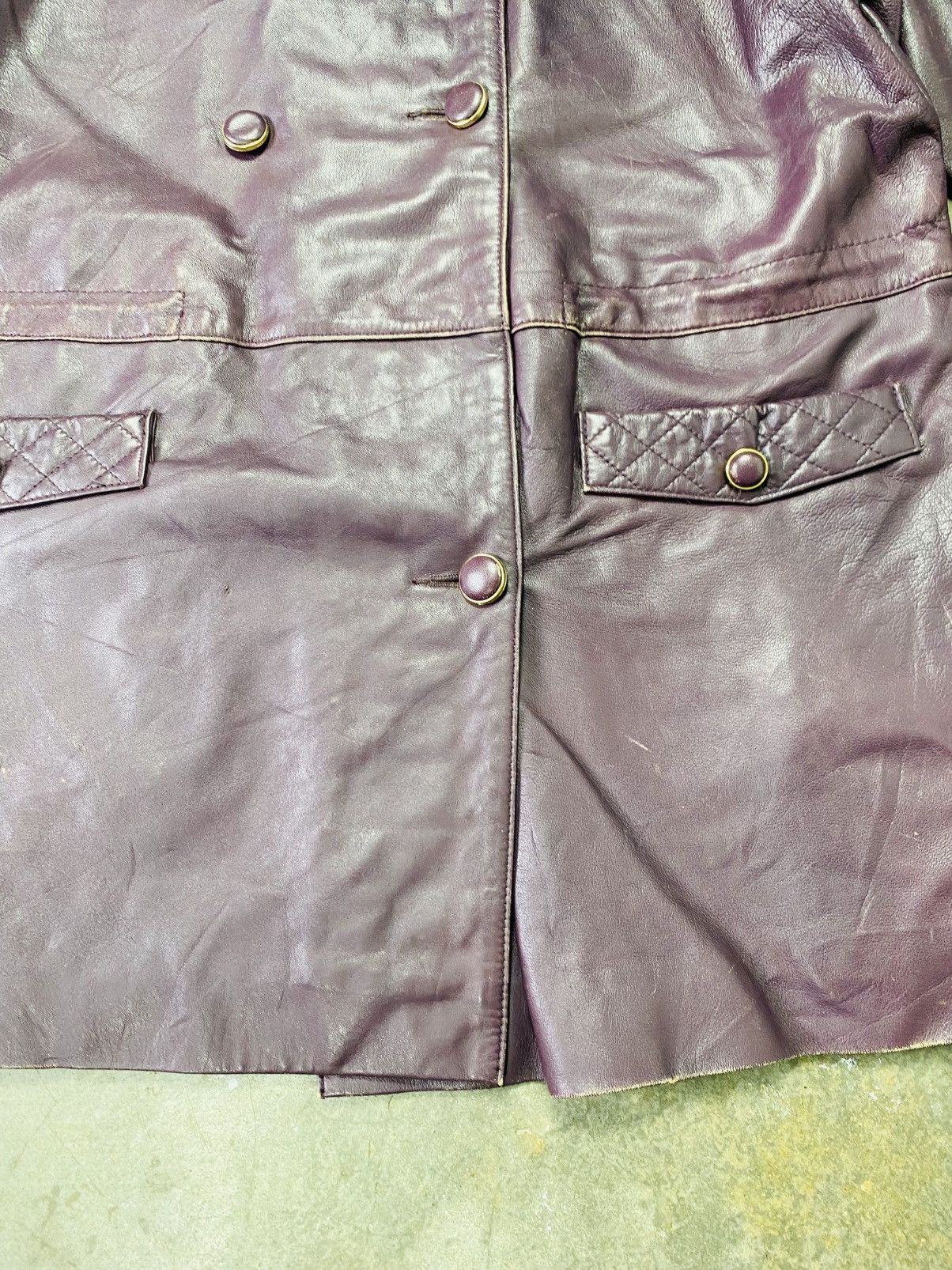 Gianni Valentino Rare Vintage Gianni Valentino Leather Jacket Size L / US 10 / IT 46 - 8 Thumbnail