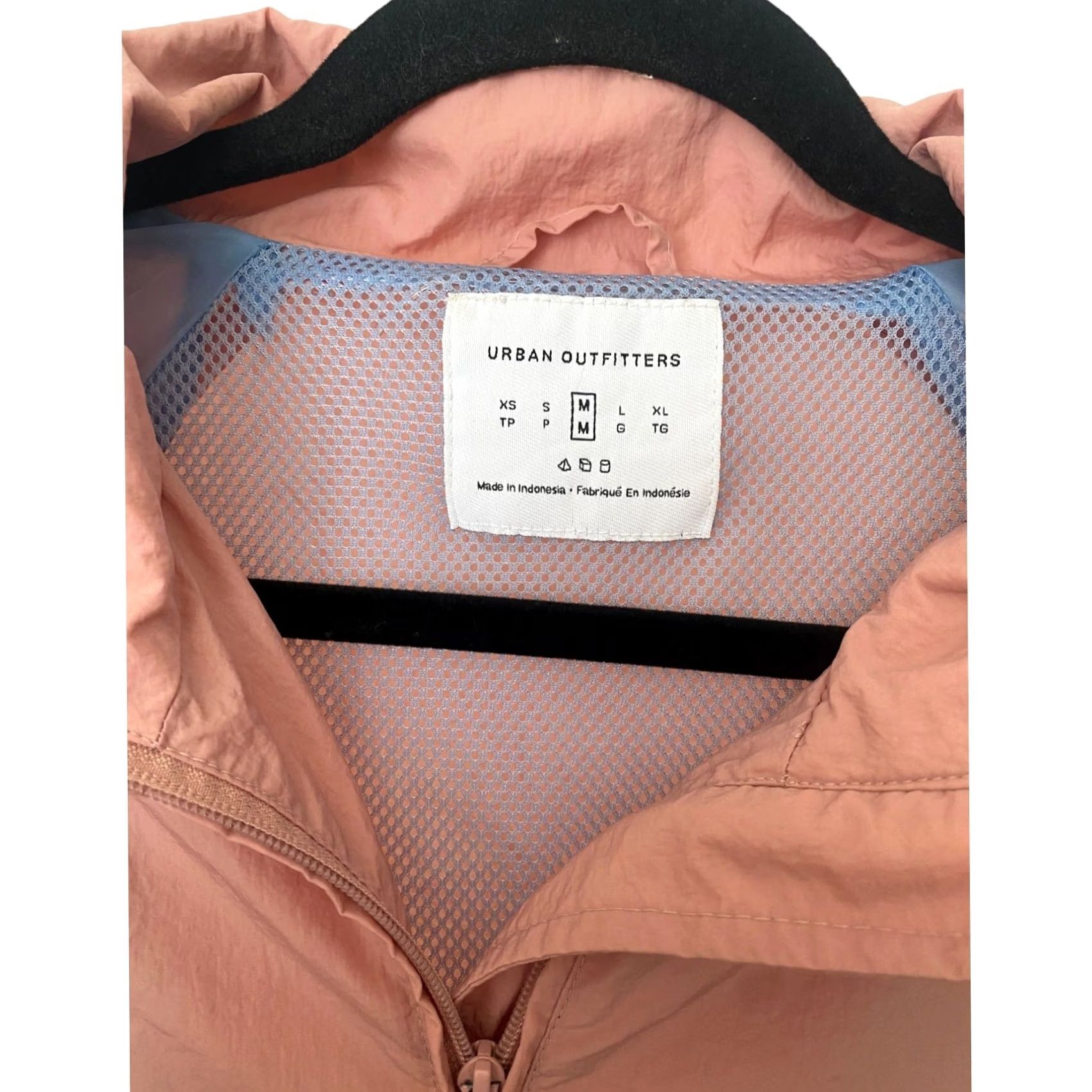 Urban Outfitters Unisex Pink & Blue Urban Outfitters Side Stripe Windbreaker Jacket - Medium Size US M / EU 48-50 / 2 - 5 Thumbnail
