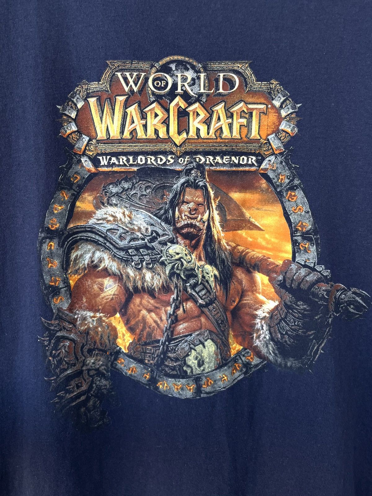 Vintage Vintage World Of Warcraft Warlords of Draenor Video Game Tee Size US L / EU 52-54 / 3 - 5 Thumbnail