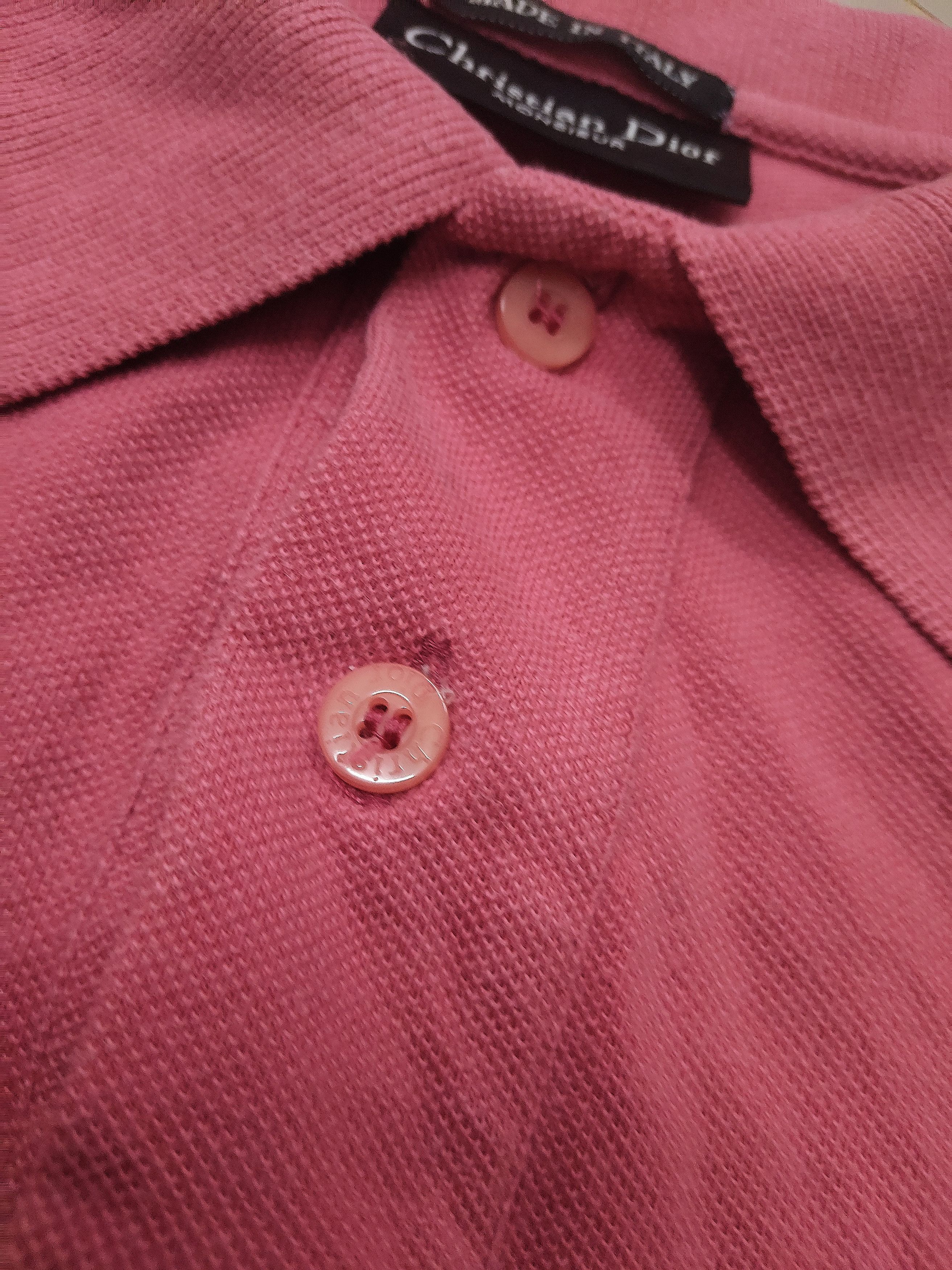 Christian Dior Monsieur Christian Dior Monsieur made in italy Dusty pink polo shirt Size US L / EU 52-54 / 3 - 6 Thumbnail