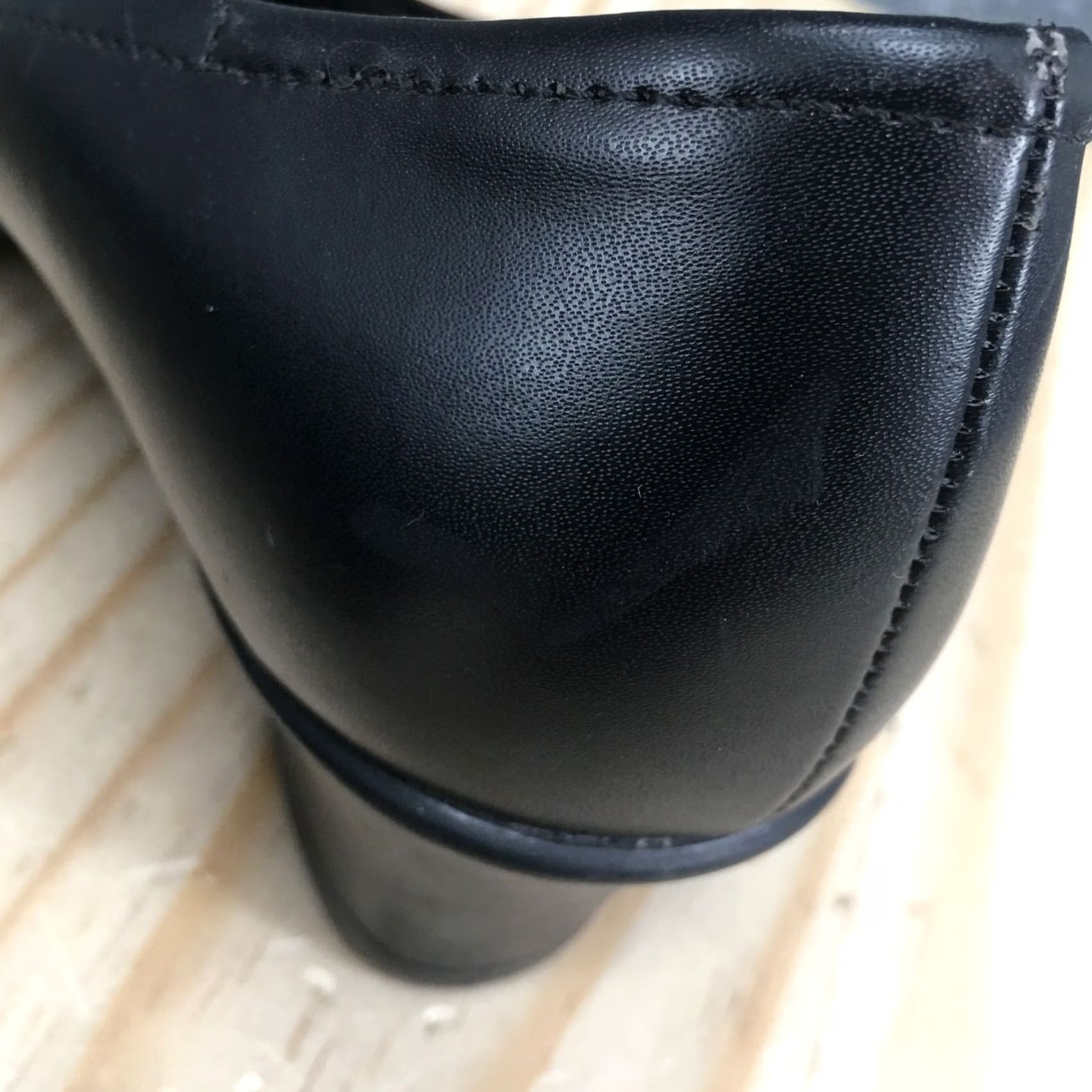 Vintage SafeStep Prediction 24/7 Pump Heels Black Faux Leather Cuban Casual 6.5 Womens Size US 7 / IT 37 - 6 Thumbnail