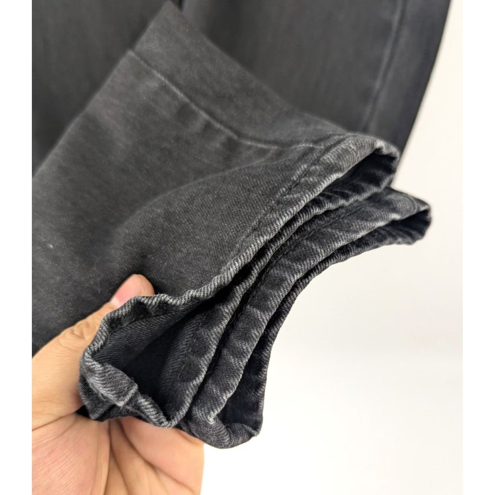 Rolla's Rolla's Dusters Jeans High Rise Slim 26 Black Denim Stretch Women Straight 5-Pocket Art Outfit Size 26" / US 2 / IT 38 - 4 Thumbnail
