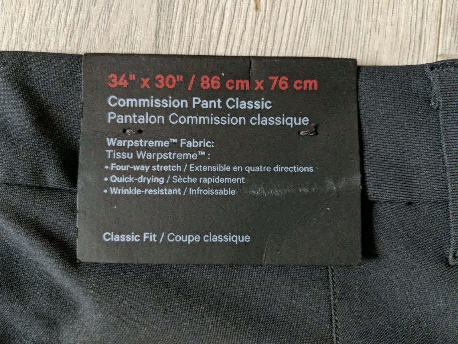 Lululemon LULULEMON Commission Pant Classic Casual Business Dark Grey Size US 34 / EU 50 - 9 Thumbnail