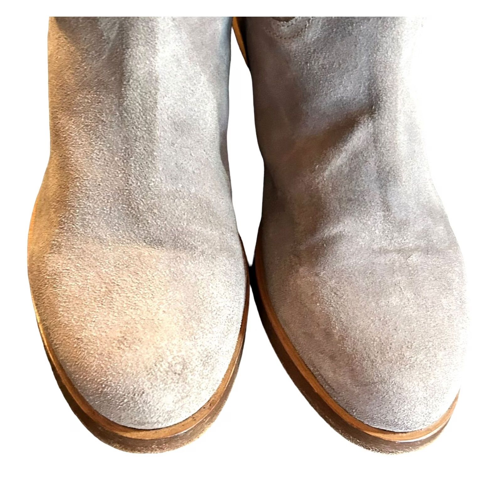Rag & Bone Rag & bone Holly Ankle Boots Suede Pull On Gray Taupe Women’s US 6.5 EU 37 UK 4.5 Sz 39 or 9 Size US 7 / IT 37 - 4 Thumbnail