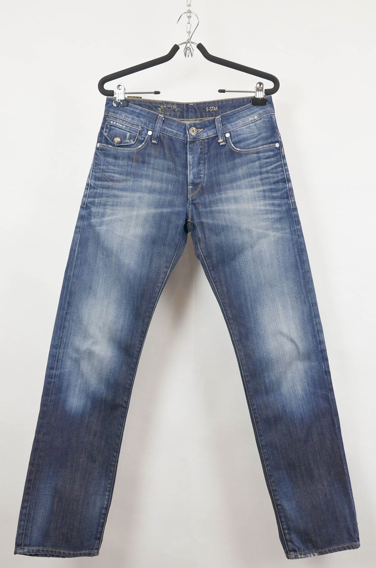 G-Star G-STAR RAW 3301 Slim Straight Fit Raw Denim Jeans W30 Size US 30 / EU 46 - 2 Thumbnail