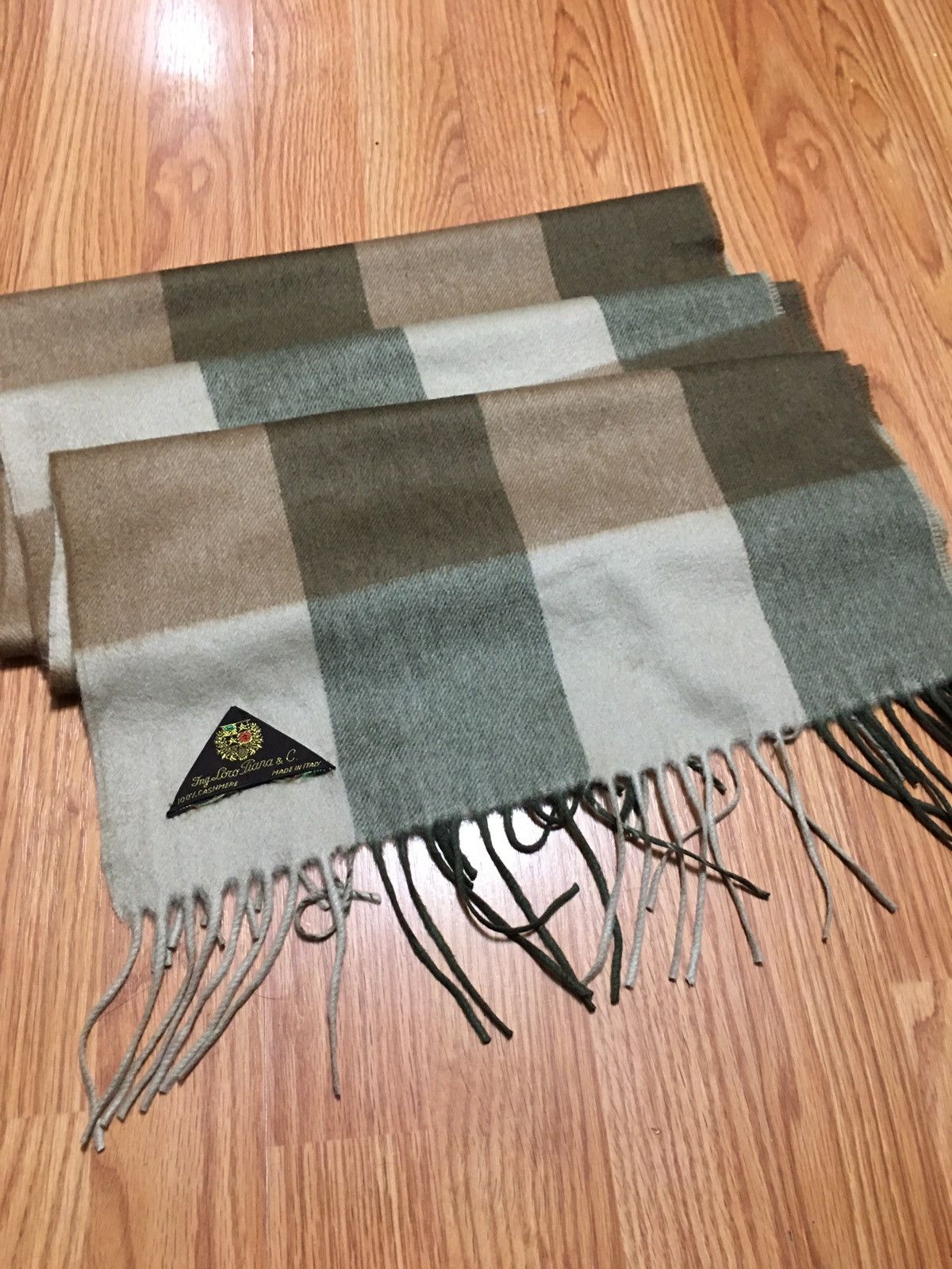 Loro Piana Loro Piana Cashmere Checked Large Scarf Shawl Size ONE SIZE - 7 Thumbnail