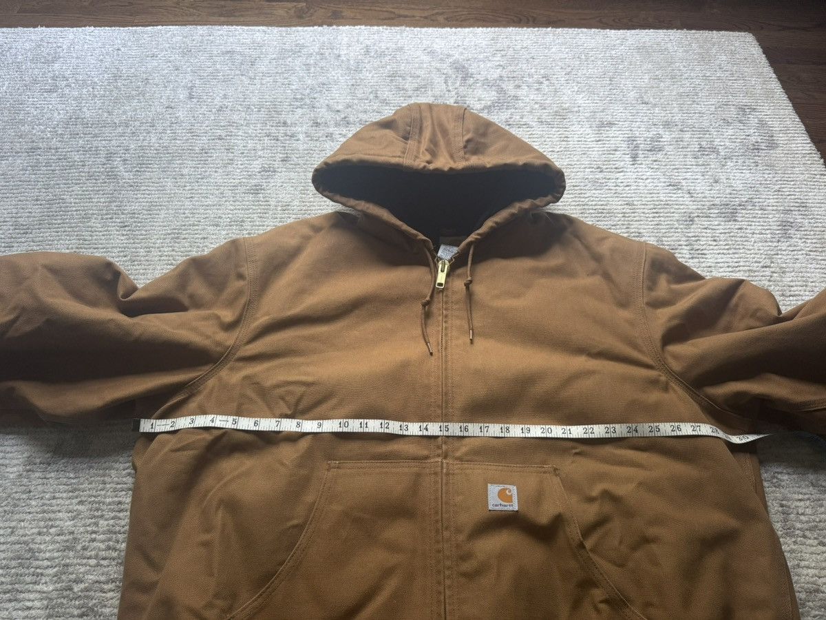 Carhartt Carhartt Tan Brown Hooded Jacket Detroit Active J140 BRN Size US XL / EU 56 / 4 - 10 Thumbnail