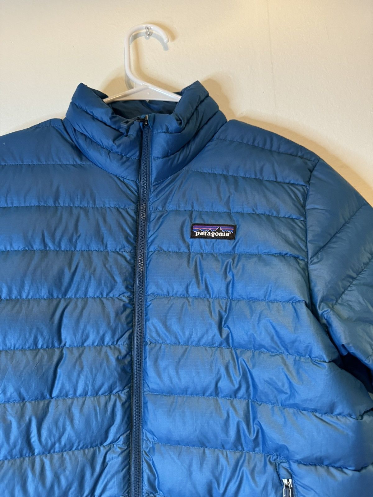 Patagonia Men’s Patagonia Down Sweater Jacket Quilted Blue goose Sz XS Size US XS / EU 42 / 0 - 2 Thumbnail