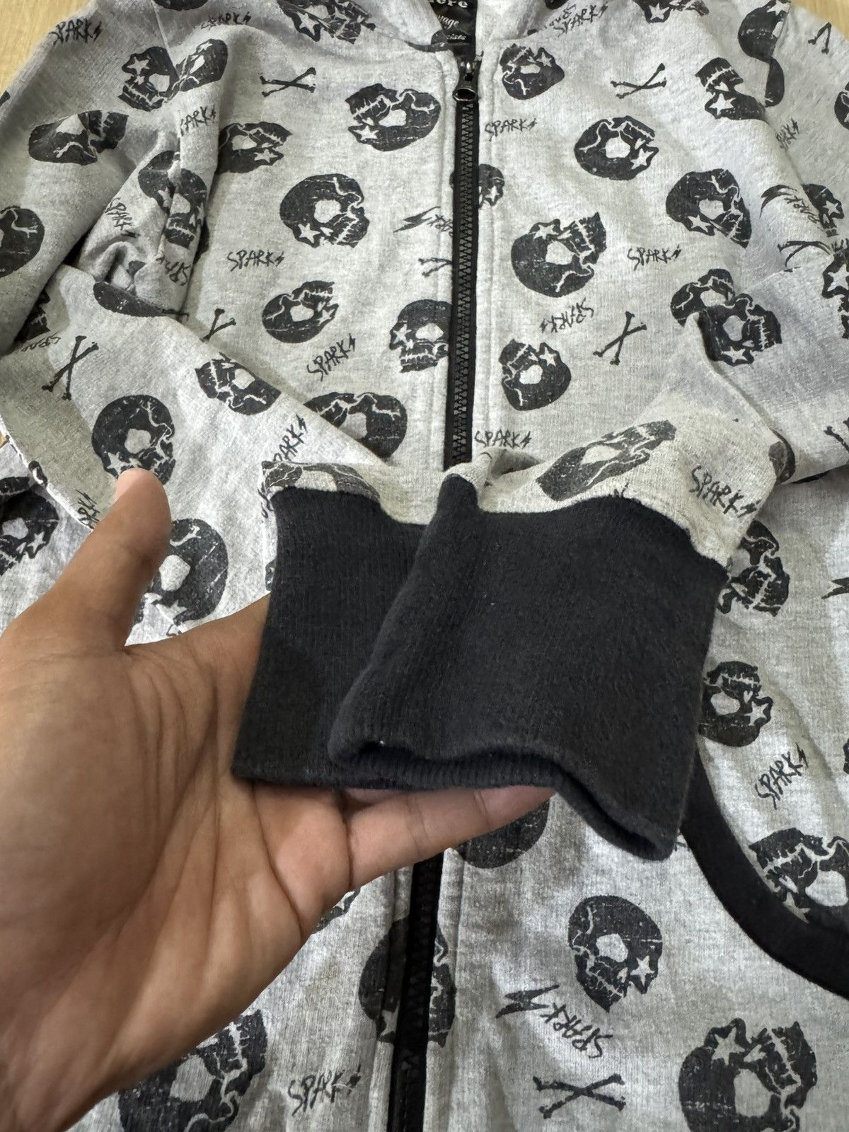 Japanese Brand FUR HOODIE BY SORRIDERE SPARKS LIKE LGB STYLE Size US S / EU 44-46 / 1 - 3 Thumbnail