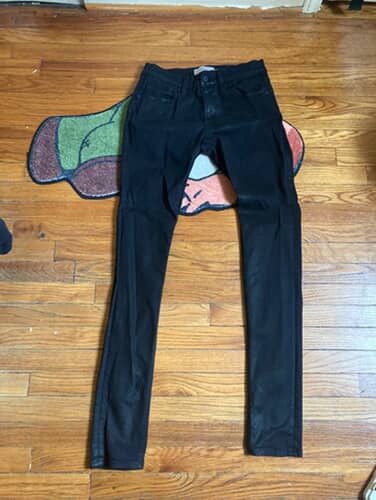 Hudson Skinny Waxed Hudson Jeans Black Size US 30 / EU 46 - 1 Thumbnail