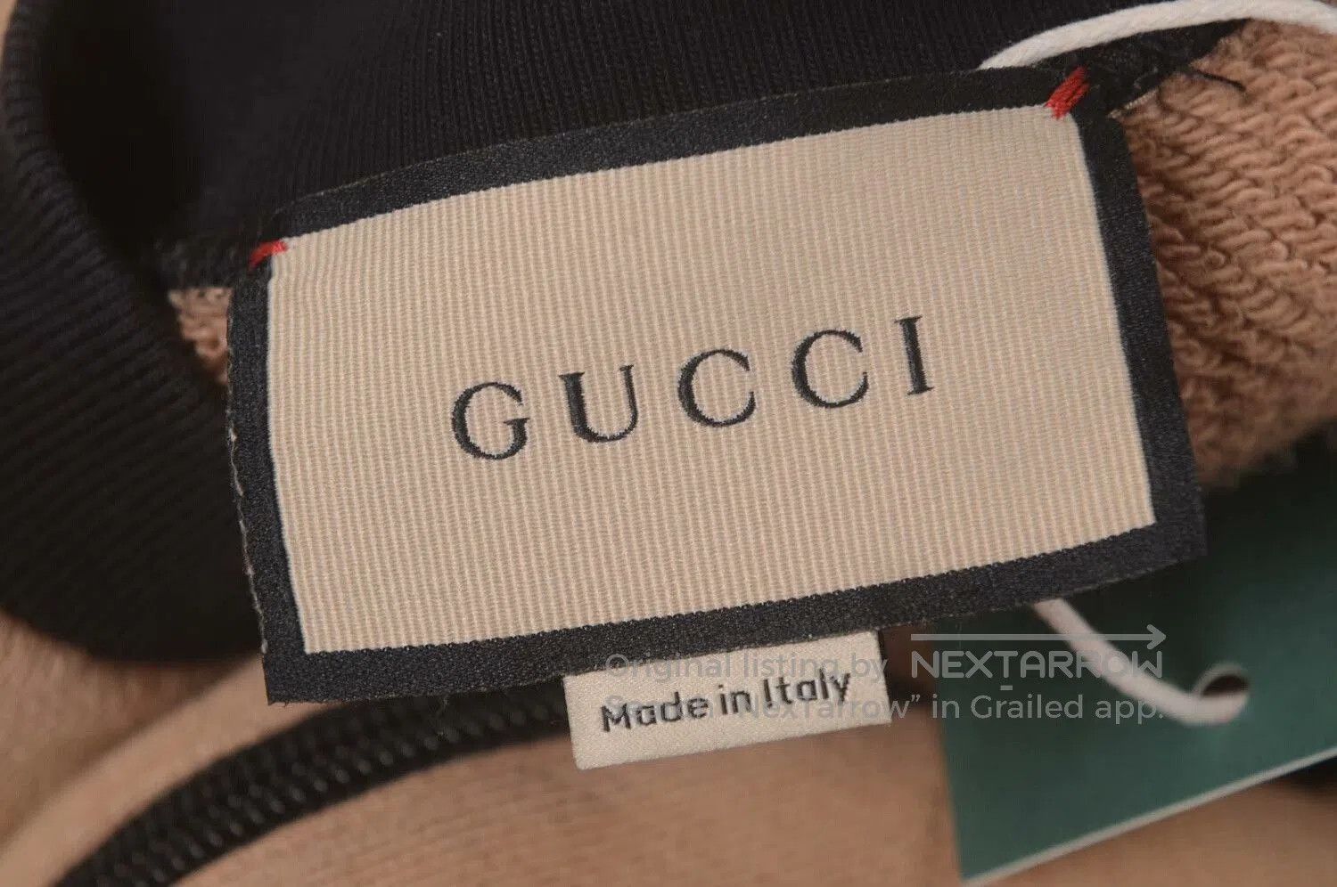 Gucci Gucci Classic GG Logo Khaki Sweatshirt XS. Size US XS / EU 42 / 0 - 3 Thumbnail