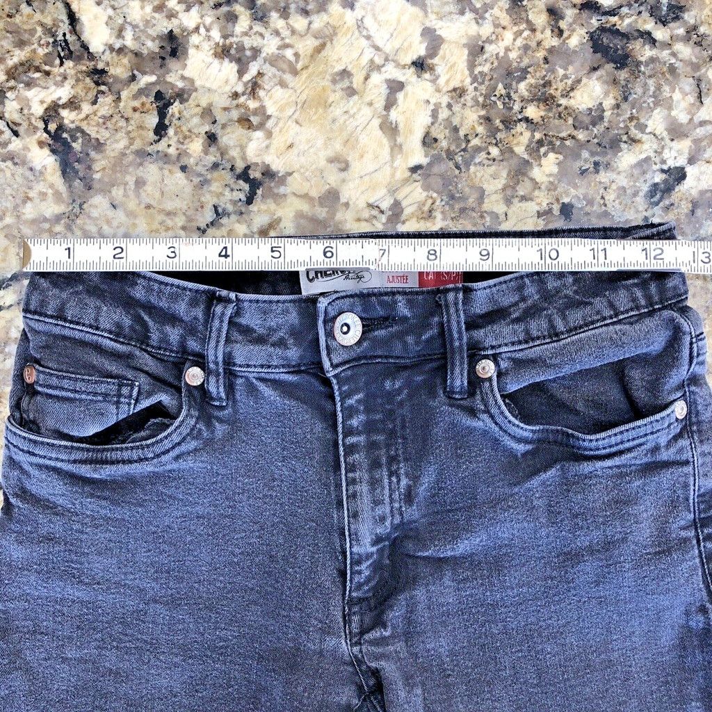 Cherokee Size 6 X 27.5 Cherokee Womens Jeans Skinny Stretchy Black Size 26" / US 2 / IT 38 - 6 Thumbnail