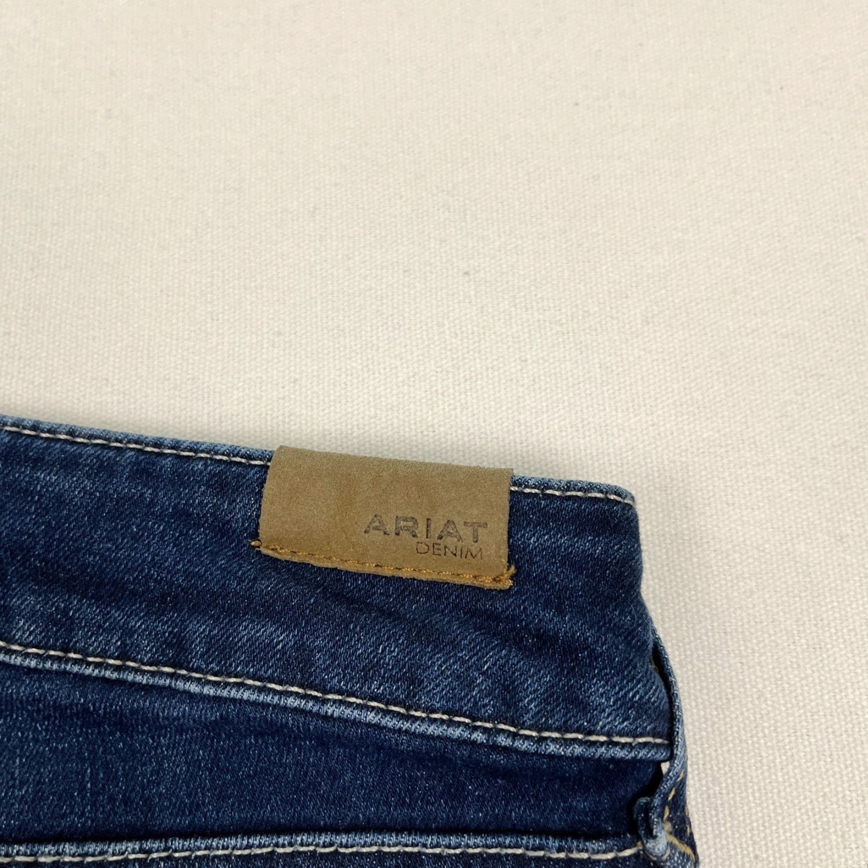 Ariat Ariat Flare Jeans Womens 30S W30 L30 Dark Blue Denim Perfect Rise Cowgirl Rodeo Jeans Size 30" / US 8 / IT 44 - 6 Thumbnail