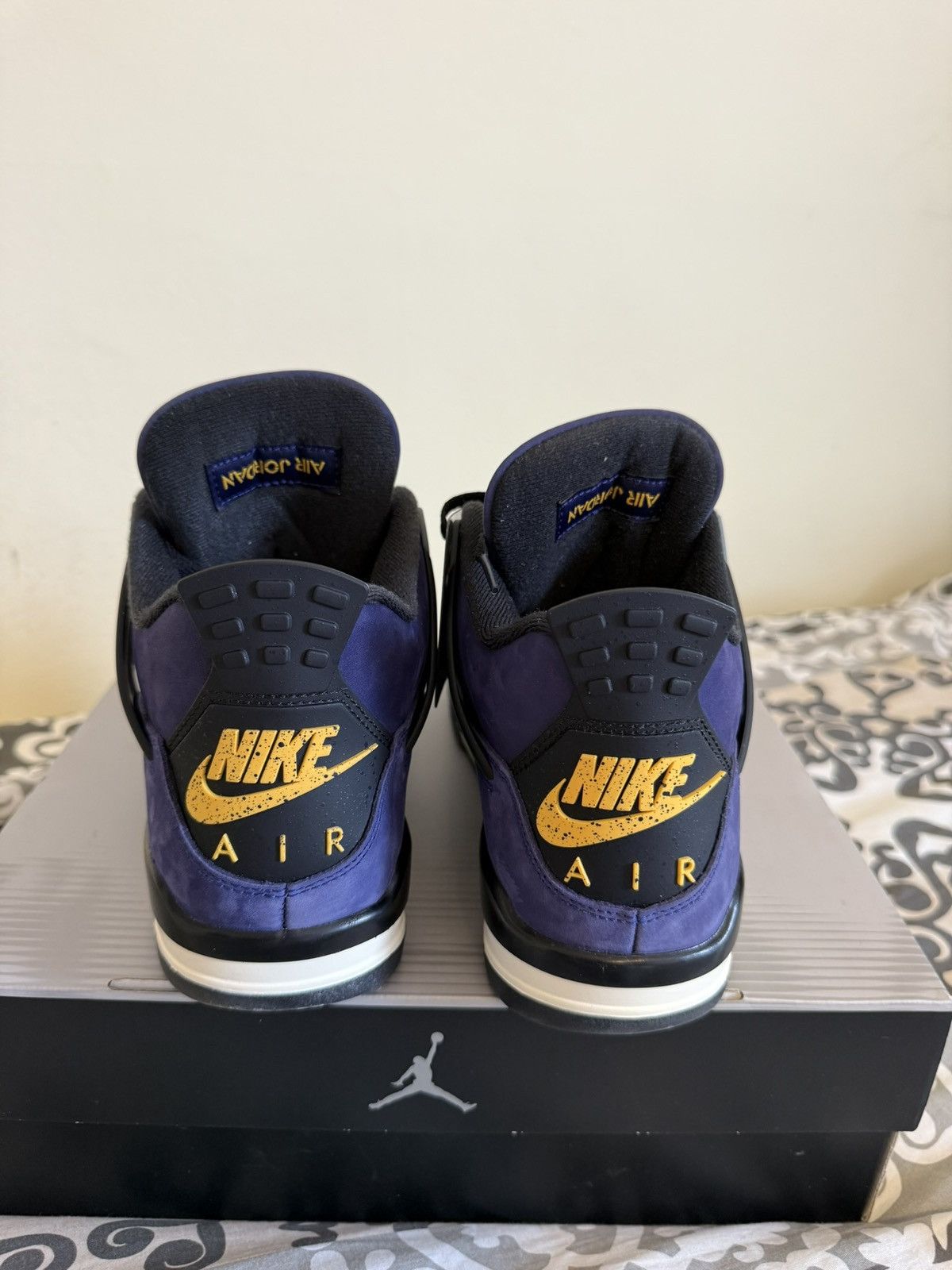 Jordan Brand JORDAN 4 RETRO IMPERIAL PURPLE Size US 9 / EU 42 - 2 Thumbnail