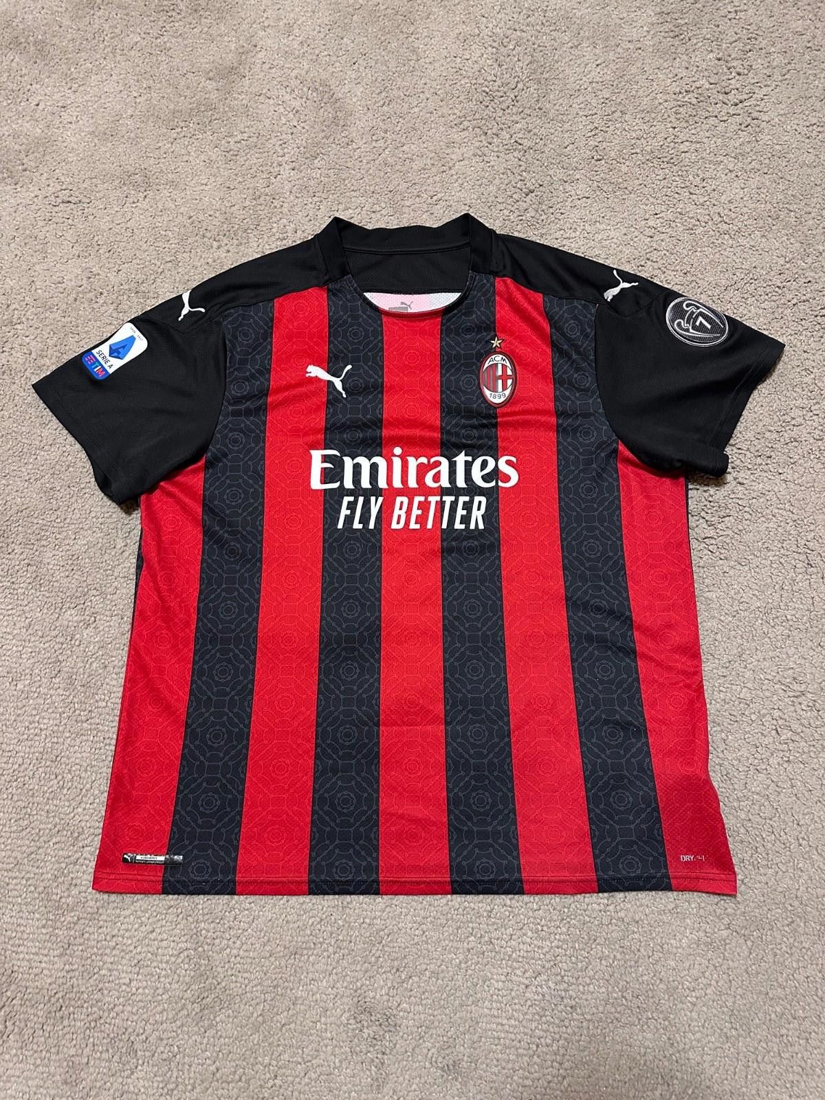 Puma #11 Ibrahimovic Ac Milan2020/21 Football Shirt Soccer Jersey Size US XXL / EU 58 / 5 - 1 Thumbnail