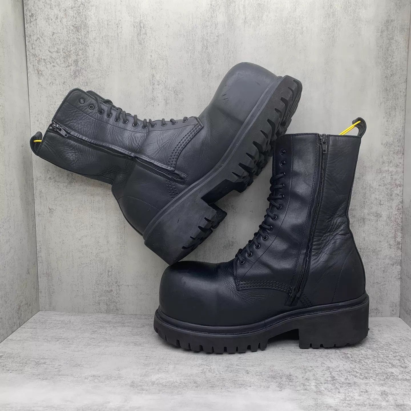 Balenciaga Balenciaga Stomper Black High-Top Boots 42 95 New Size US 9 / EU 42 - 3 Thumbnail