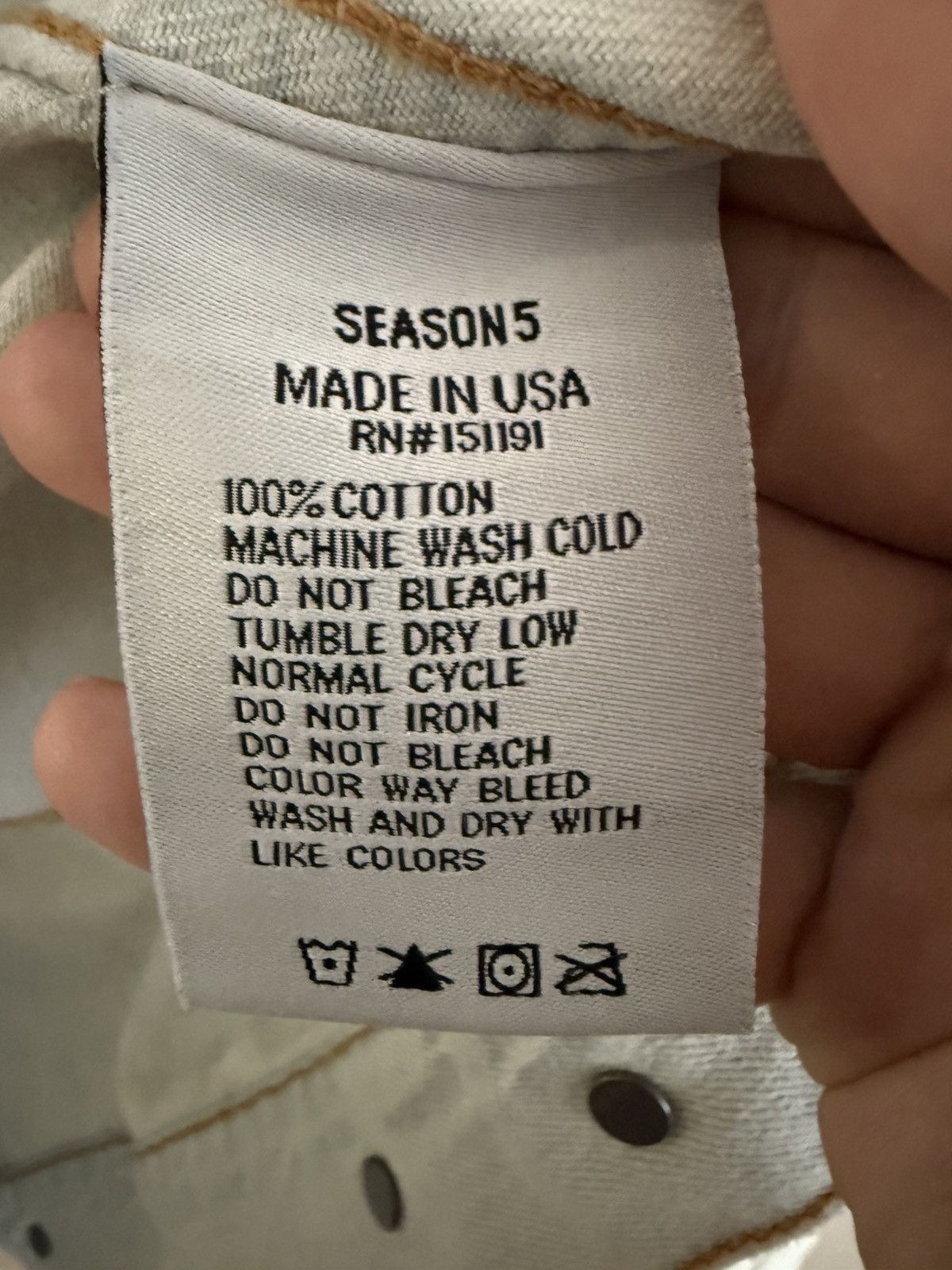 Yeezy yeezy season 5 denim jacket Size US S / EU 44-46 / 1 - 6 Thumbnail