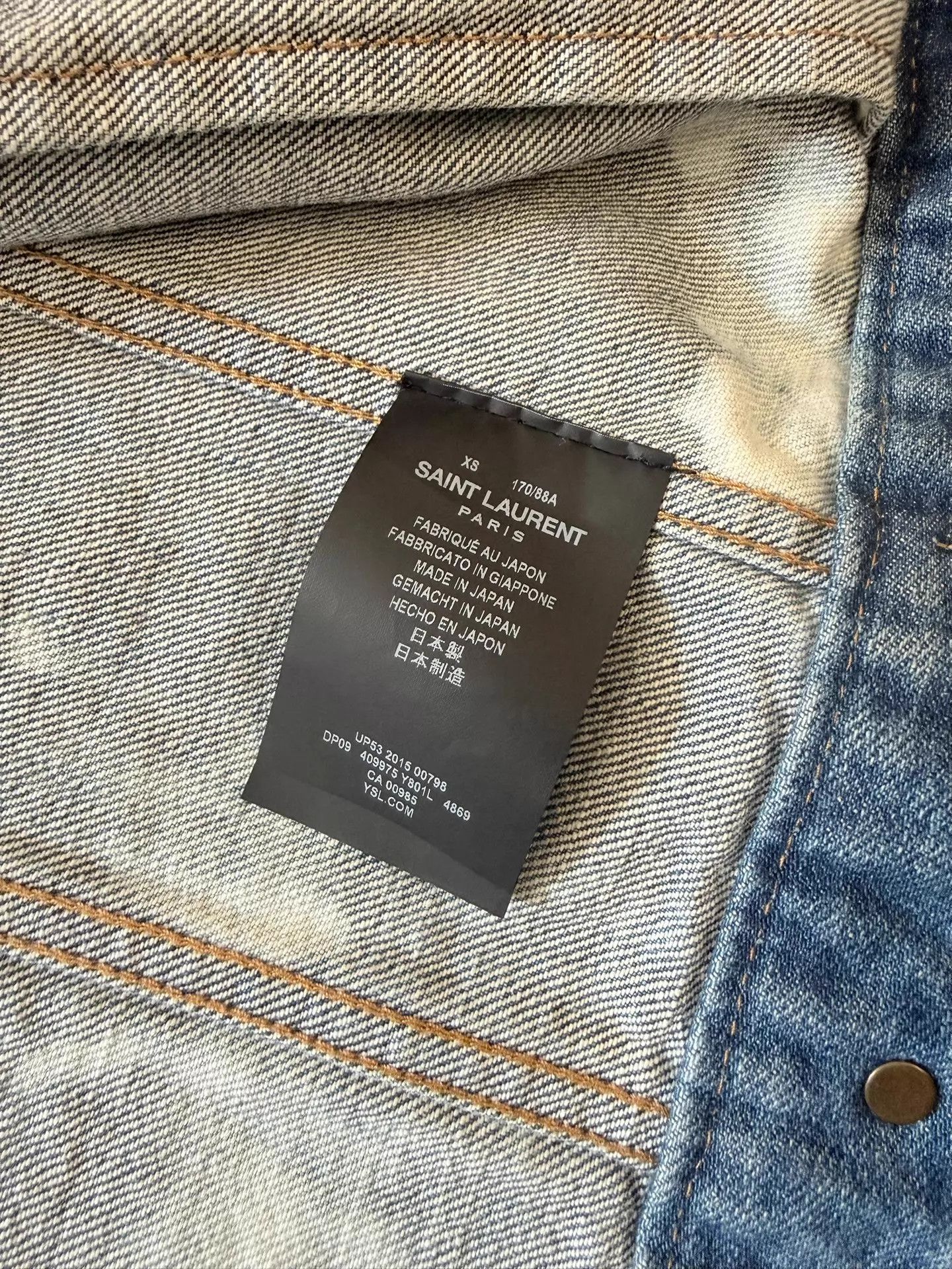 Saint Laurent Paris Saint Laurent by Hedi Slimane 16SS XS (44) women's Jacket Size US XS / EU 42 / 0 - 3 Thumbnail