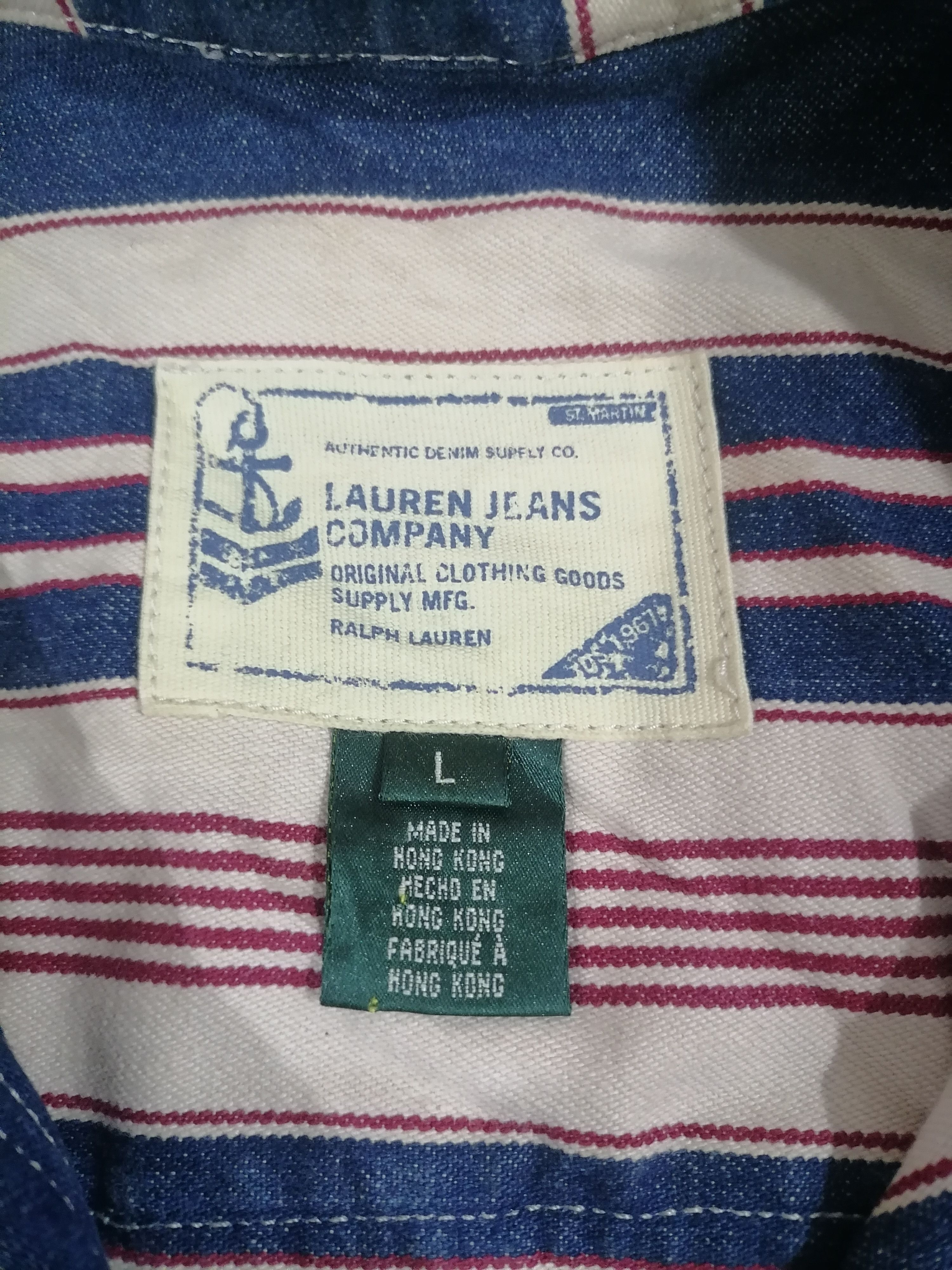 Ralph Lauren × Vintage Vintage Ralph Lauren Denim Chore Jacket Size US M / EU 48-50 / 2 - 4 Thumbnail