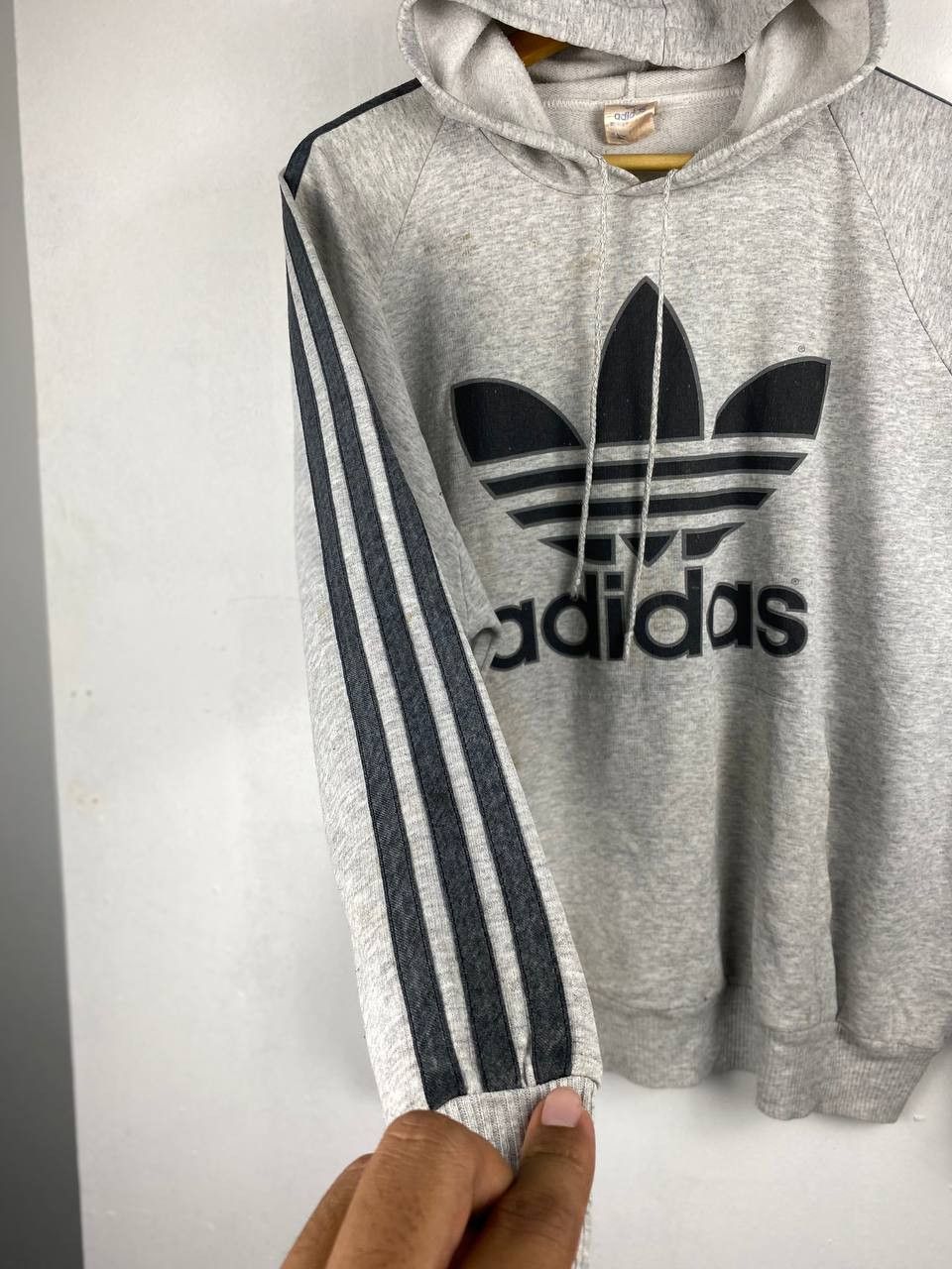 Adidas vintage adidas big logo hoody nice design made in canada Size US XXL / EU 58 / 5 - 6 Thumbnail