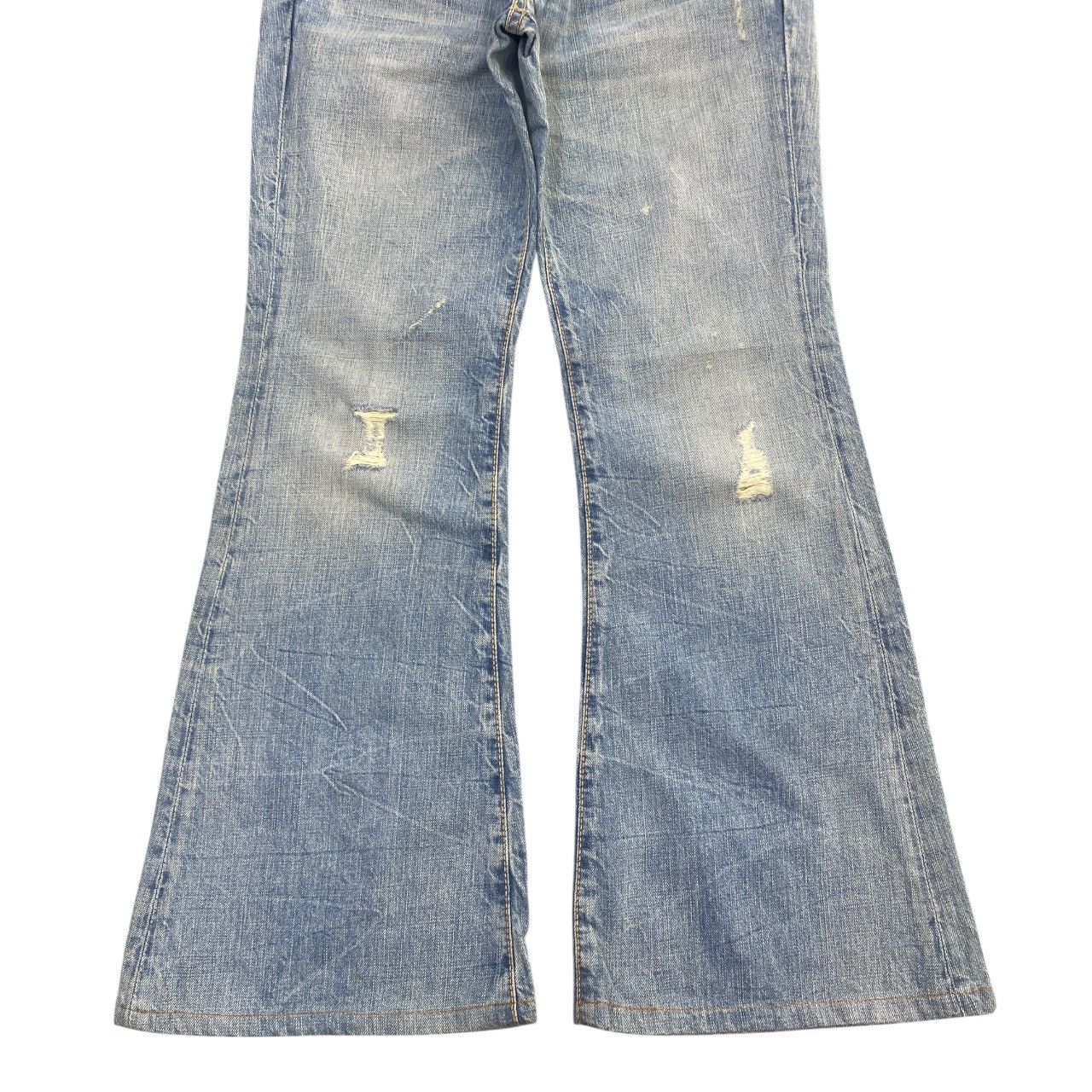 Levi's Vintage Levi’s Thunder Light Wash Style Flare Jeans Size US 30 / EU 46 - 9 Thumbnail