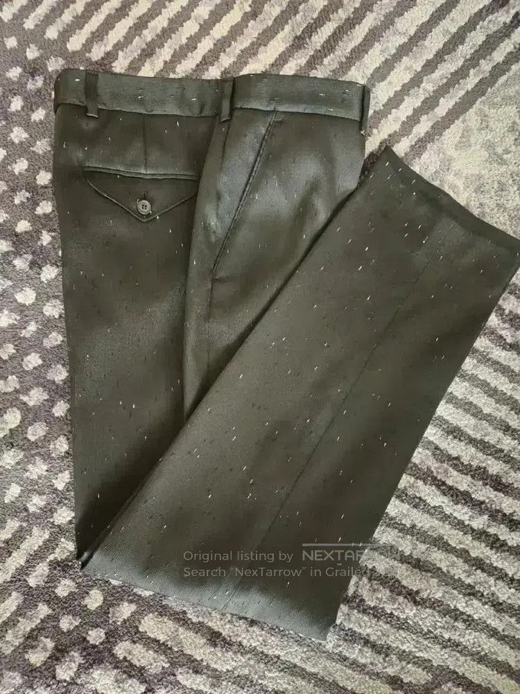 Saint Laurent Paris Sz 50 Saint Laurent Paris 20AW Runway Distressed Trousers. Size US 34 / EU 50 - 1 Thumbnail