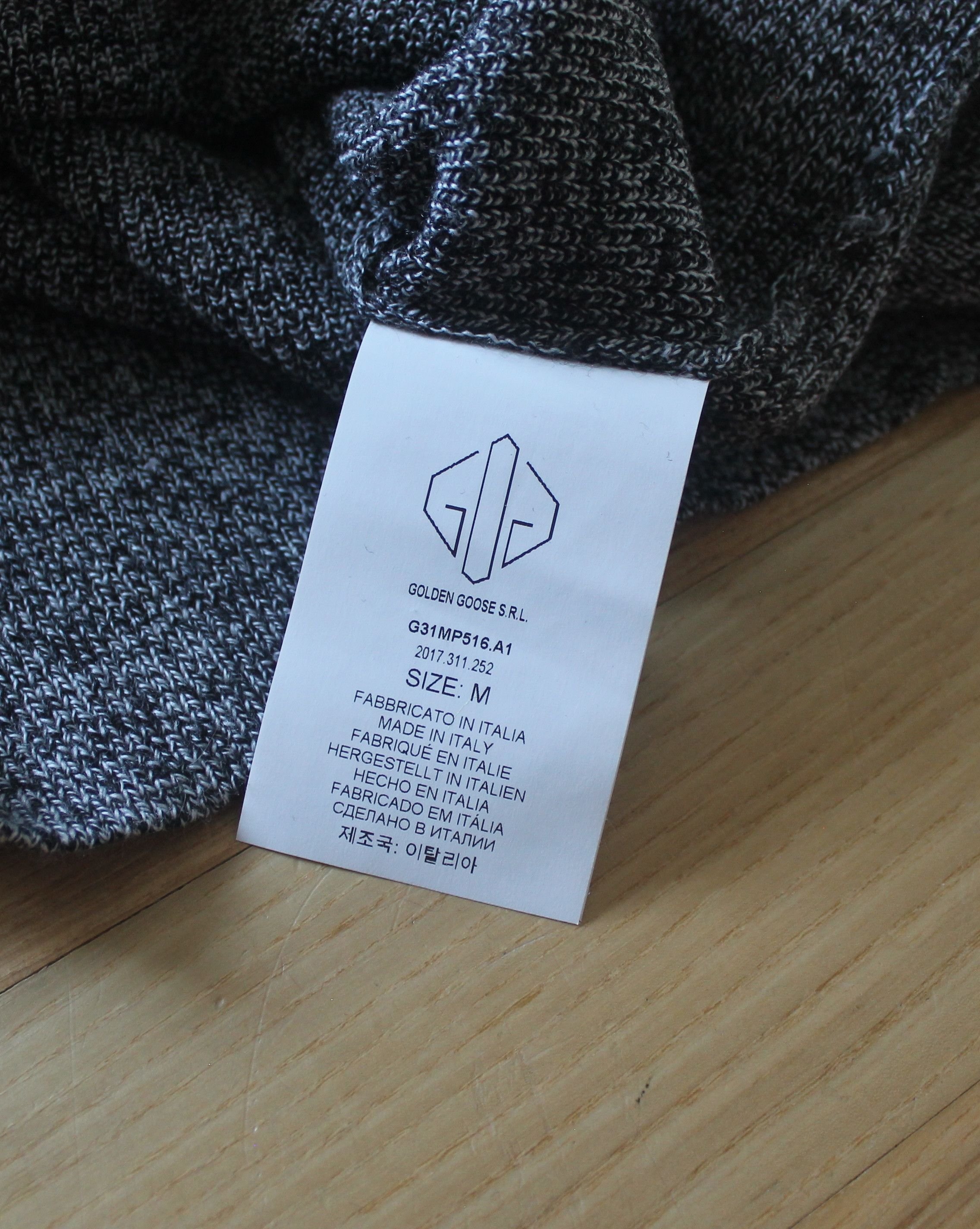 Golden Goose Golden Goose Knit Crew neck Merino Wool Sweater Size US M / EU 48-50 / 2 - 9 Thumbnail