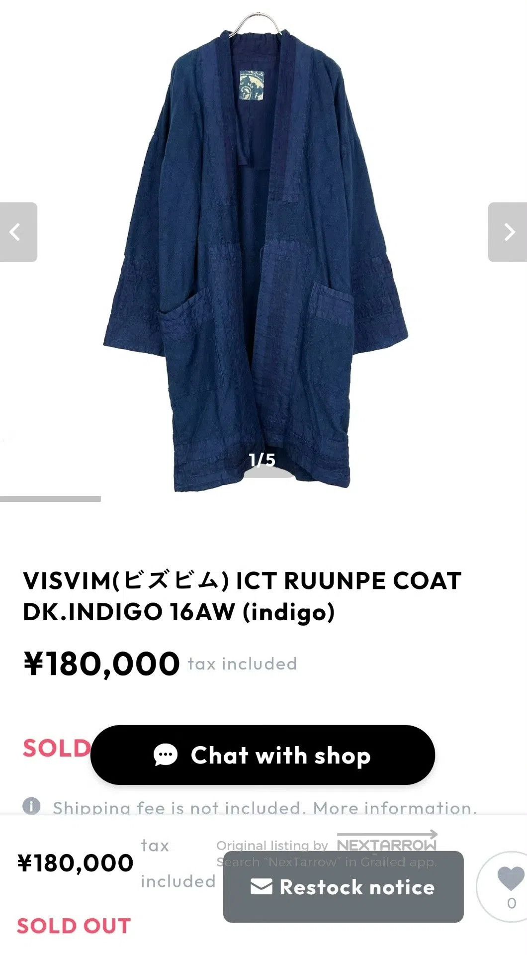 Visvim VISVIM 16 ICT RUUNPE COAT. Size US M / EU 48-50 / 2 - 9 Thumbnail