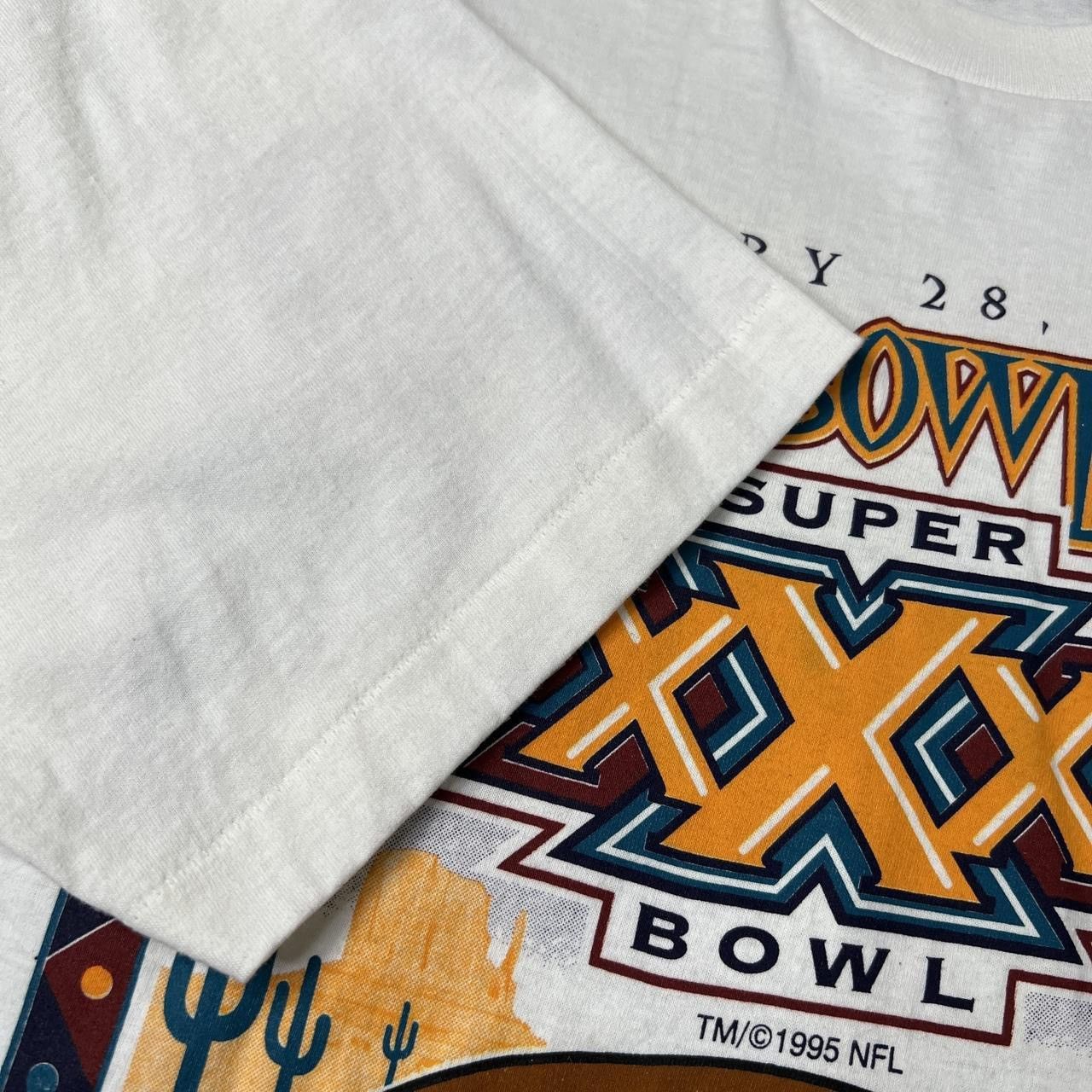 Logo Athletic × Vintage VTG DS 1995 Superbowl XXX T-shirt Cowboys vs. Steelers Size US L / EU 52-54 / 3 - 5 Thumbnail
