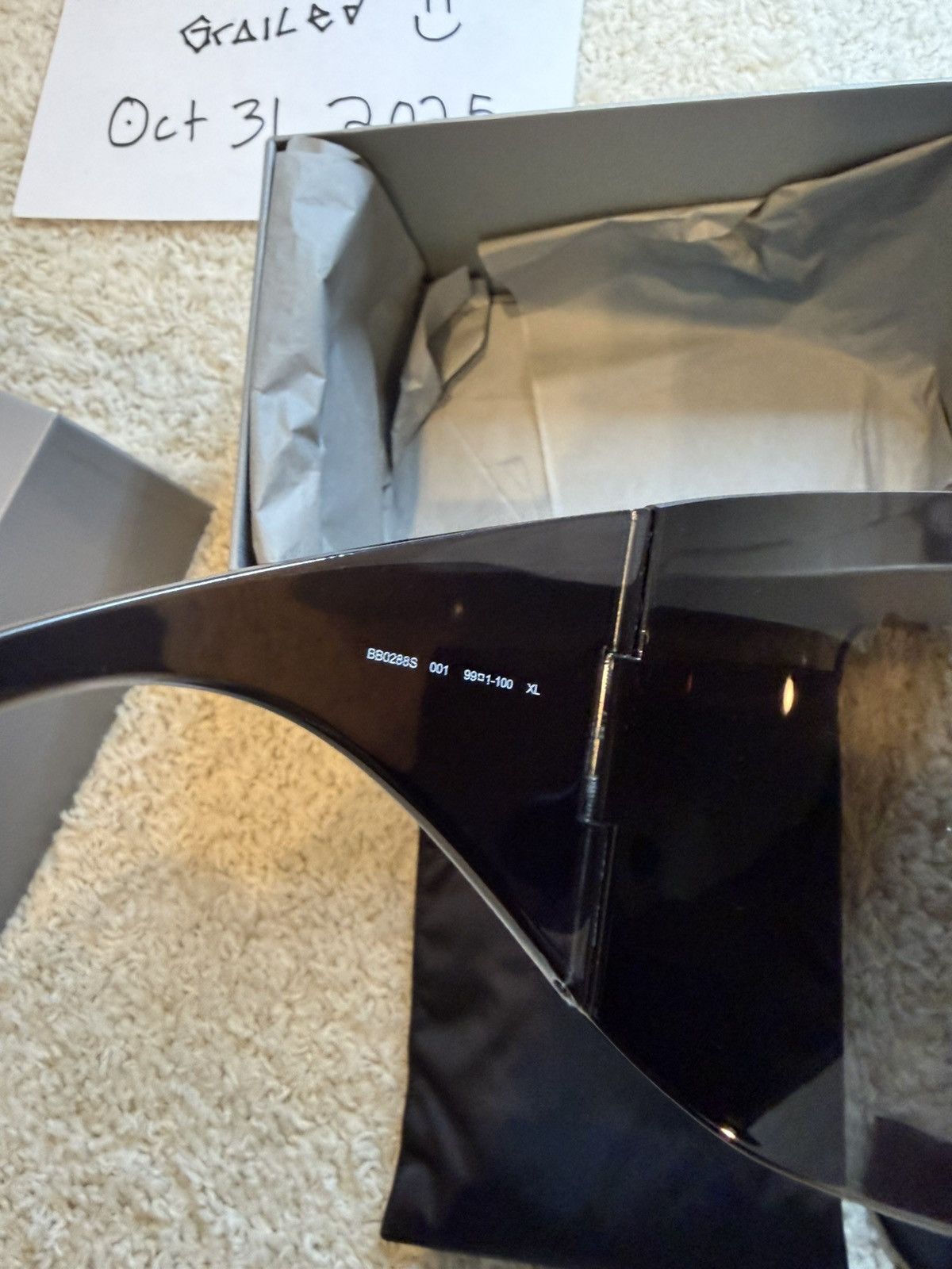 Balenciaga Fall23 Rectangle Mask Sunglasses