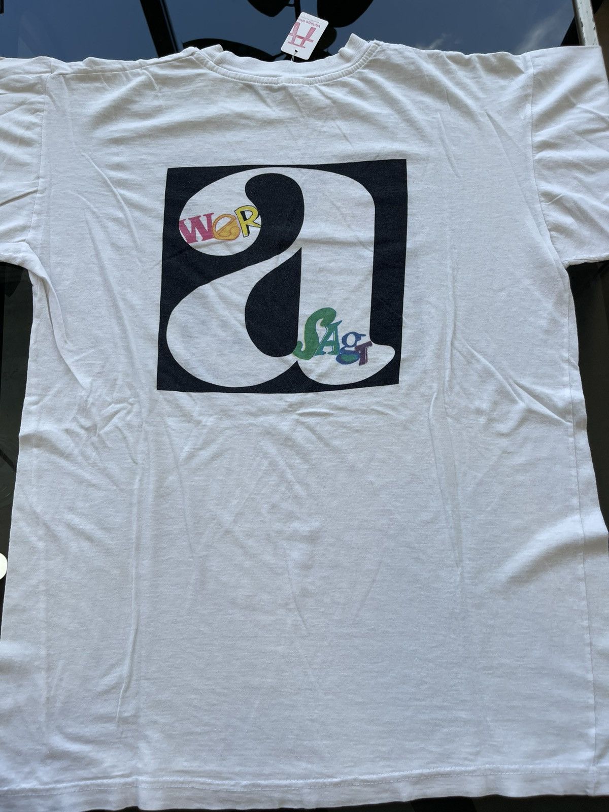 Arts & Science Vintage 90s Wer Sagt Typography Art Tee L Size US M / EU 48-50 / 2 - 6 Thumbnail
