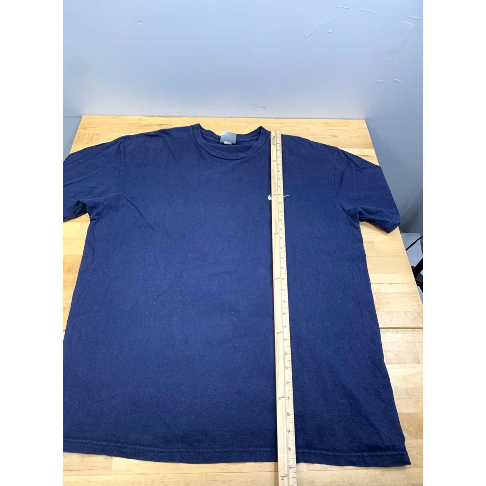 Nike VINTAGE Nike Shirt Men 2XL Blue Silver Tag Y2K Crew Neck 13071 Size US XXL / EU 58 / 5 - 4 Thumbnail