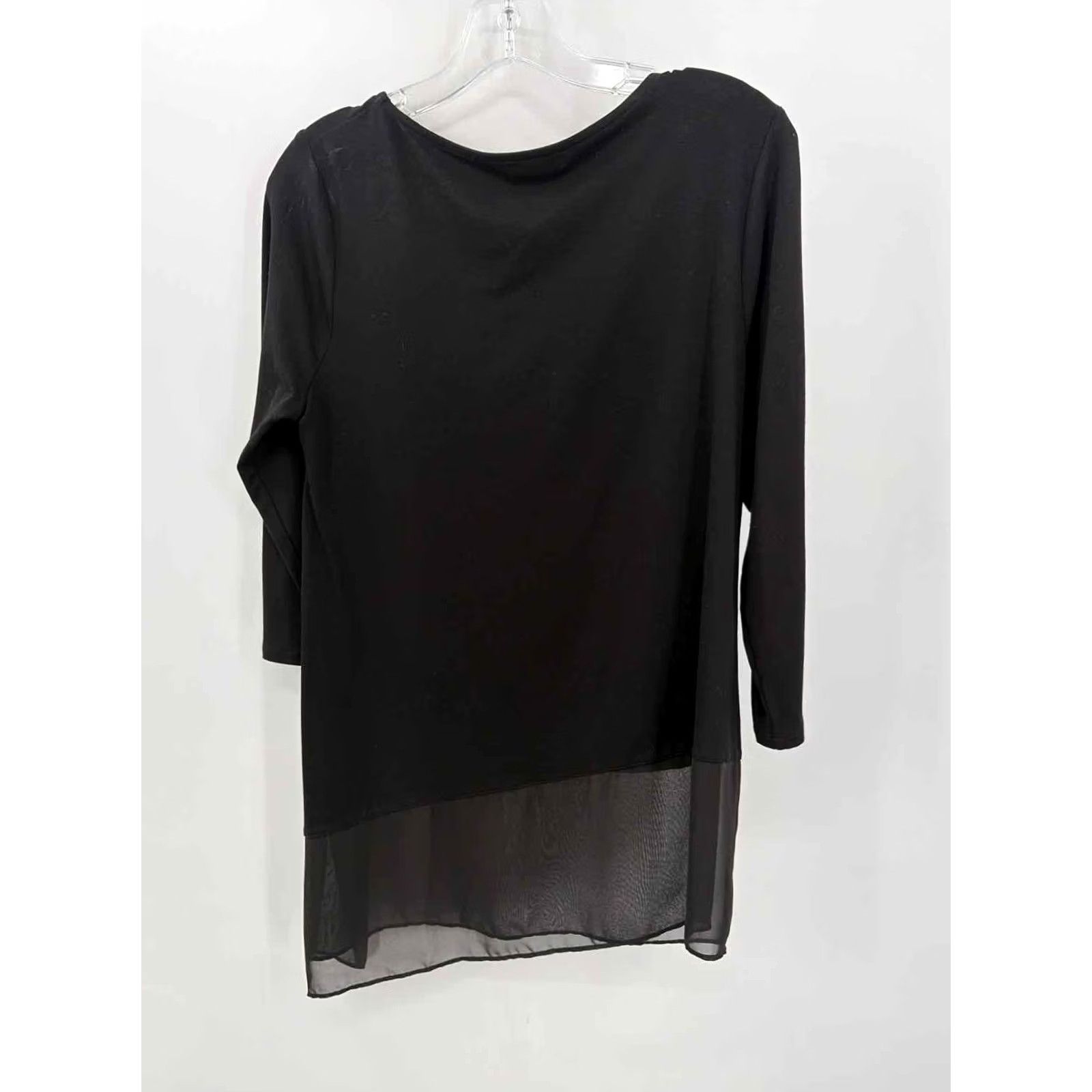 Vince Camuto VINTAGE Vince Camuto Black Size Medium Long Sleeve Blouse Size M / US 6-8 / IT 42-44 - 2 Thumbnail