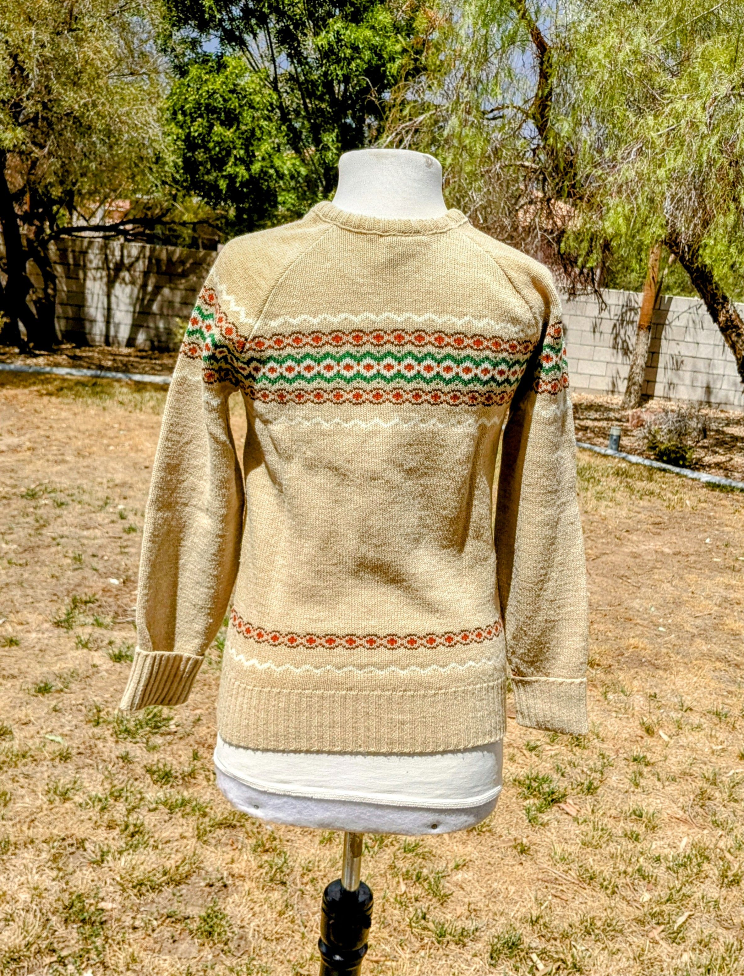 Sears Sears The Fashion Place Sweater Wool Blend Nordic Knit VTG Size S / US 4 / IT 40 - 4 Thumbnail