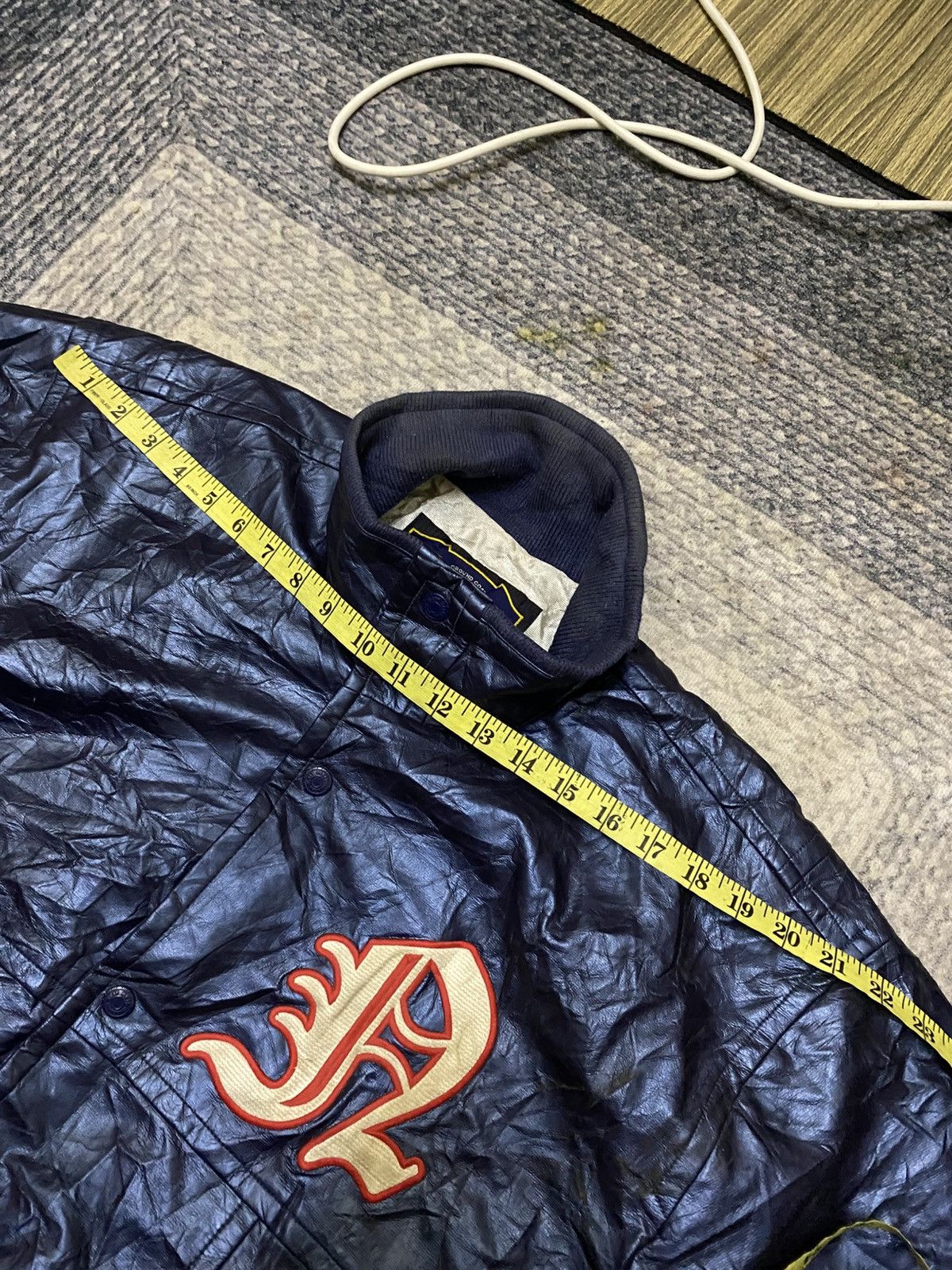 Japanese Brand Vintage Zett Ground Coat Japan Baseball Coated Jacket Size US L / EU 52-54 / 3 - 10 Thumbnail