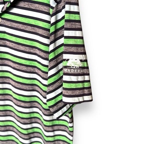 Other Vintage PJ, White, Green, Gray And Black Stripe Short Sleeve Size US M / EU 48-50 / 2 - 5 Thumbnail