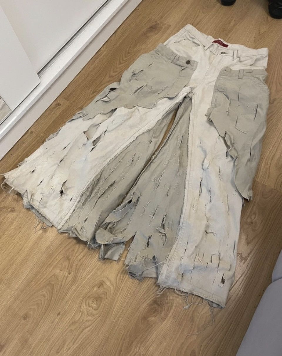 Handmade × Japanese Brand rare distressed archival pants Size US 33 - 8 Thumbnail