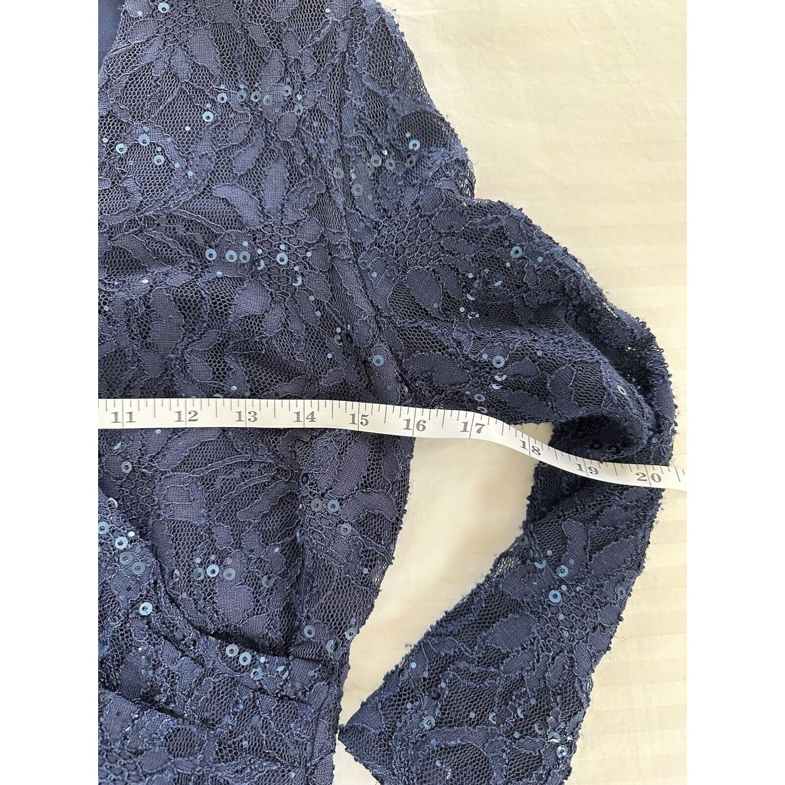 Ralph Lauren Ralph Lauren Blue Sequin Cocktail Dress Size 2 NWT Size XS / US 0-2 / IT 36-38 - 14 Thumbnail